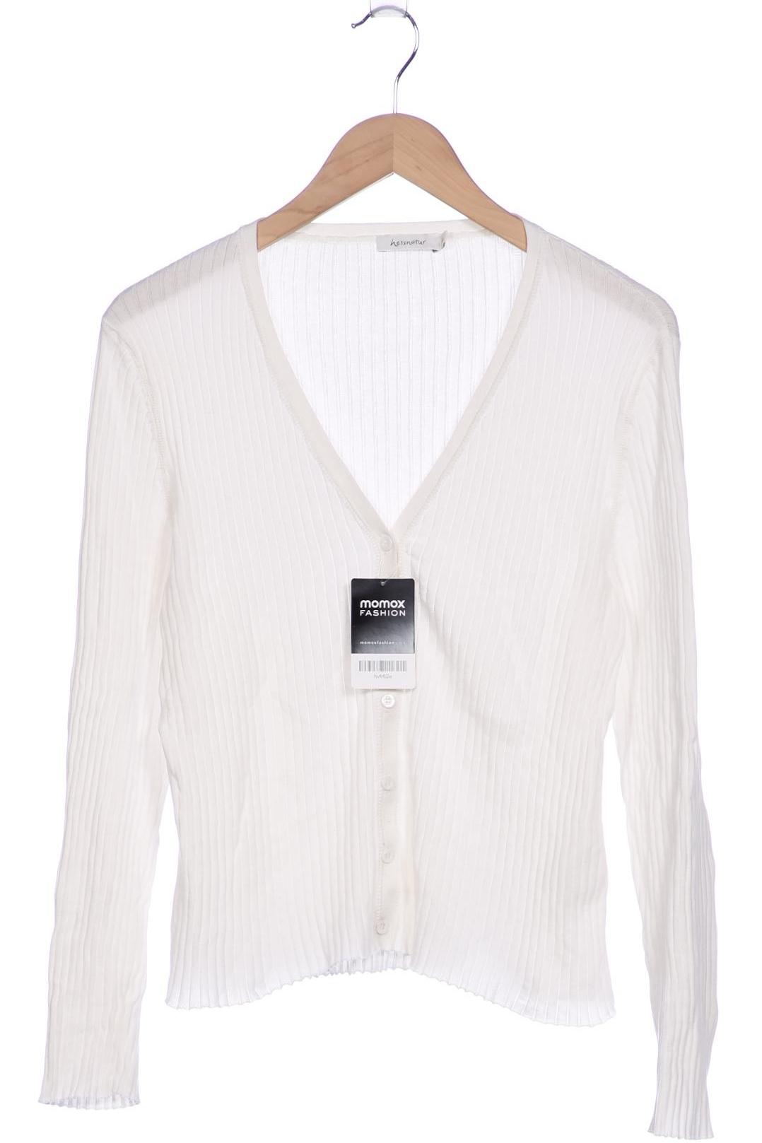 

hessnatur Damen Strickjacke, cremeweiß, Gr. 40