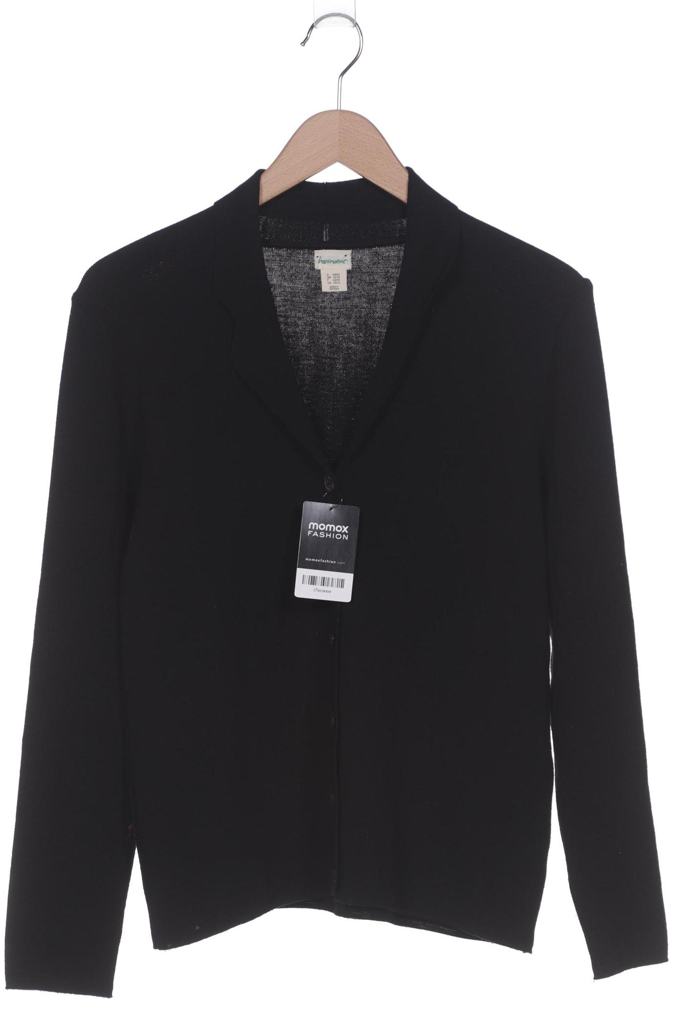 

hessnatur Damen Strickjacke, schwarz, Gr. 40