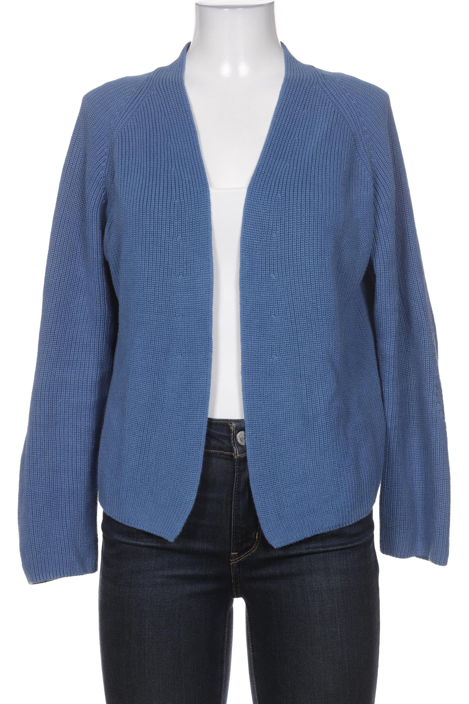 

hessnatur Damen Strickjacke, blau, Gr. 38