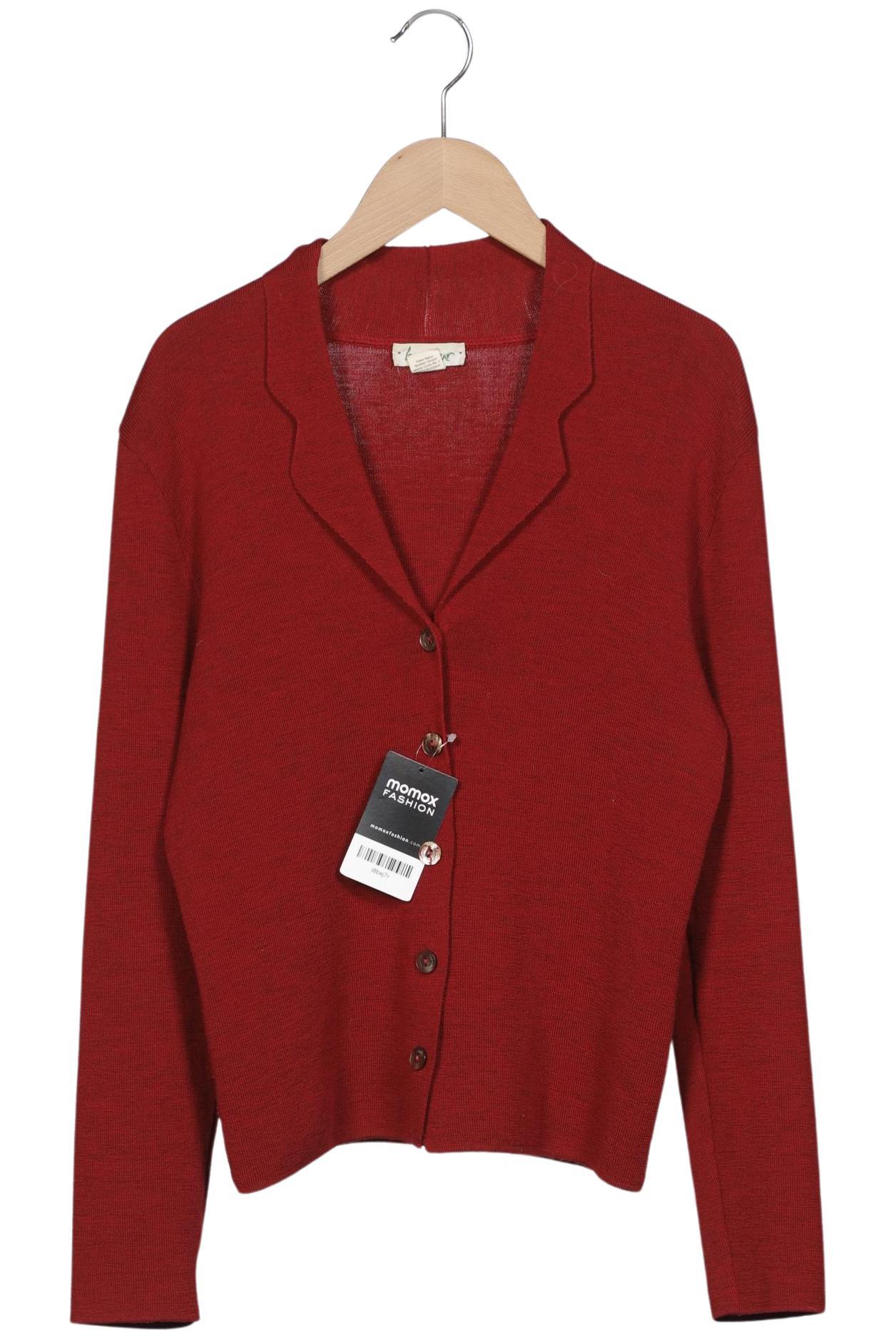 

hessnatur Damen Strickjacke, rot, Gr. 36