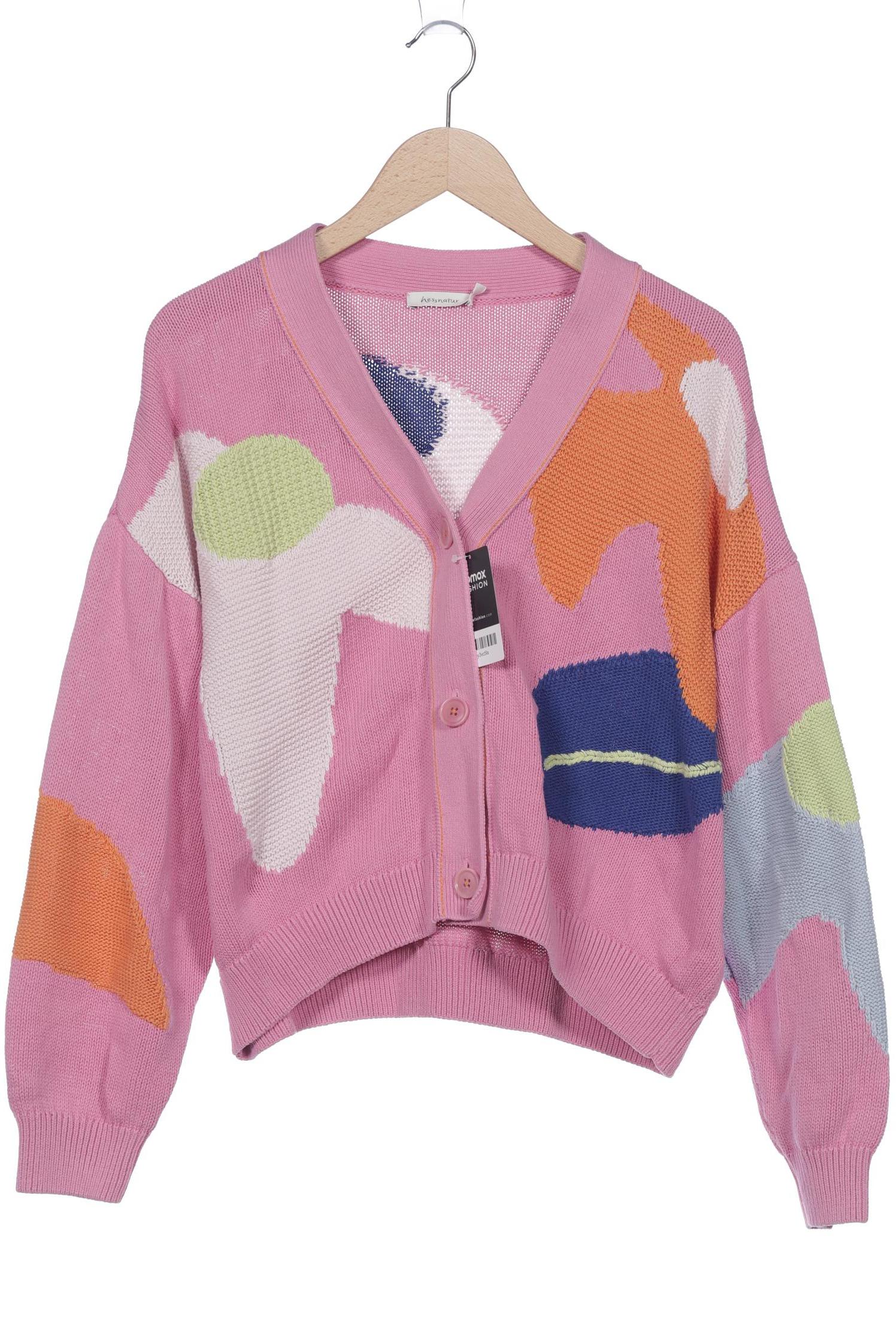

hessnatur Damen Strickjacke, pink, Gr. 42