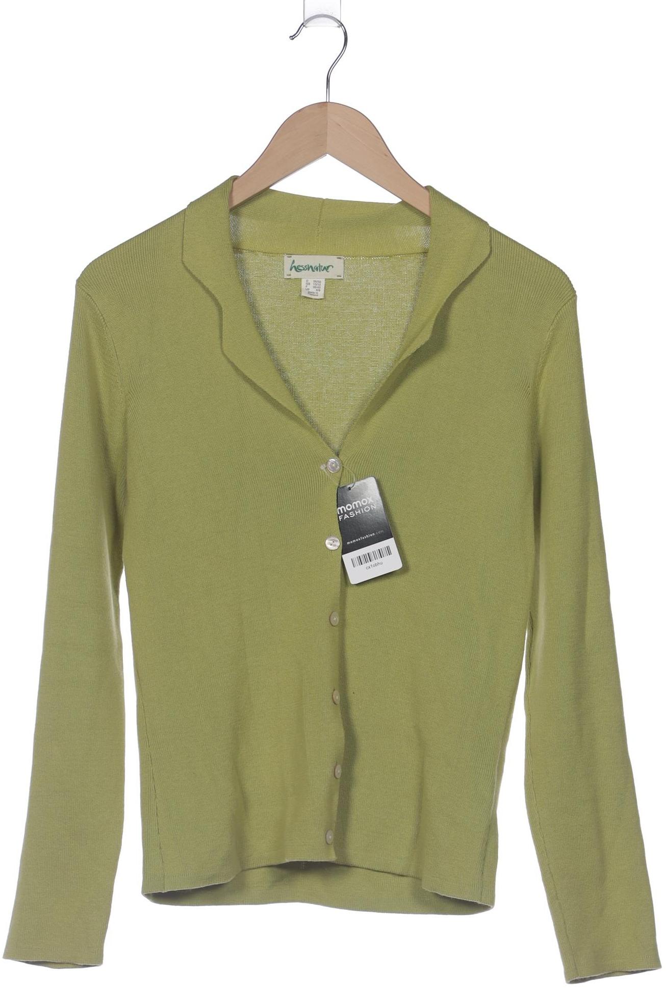 

hessnatur Damen Strickjacke, hellgrün, Gr. 36