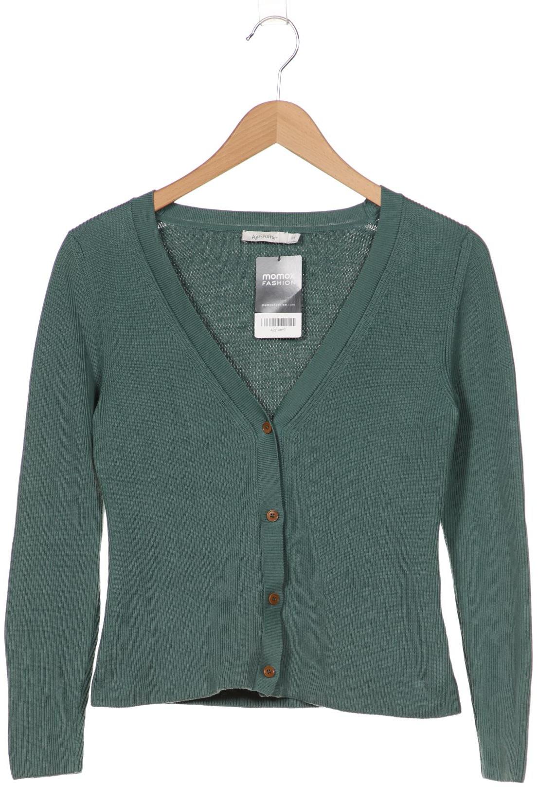 

hessnatur Damen Strickjacke, türkis, Gr. 34