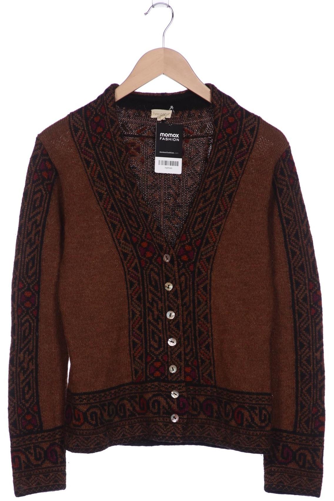 

hessnatur Damen Strickjacke, braun, Gr. 38