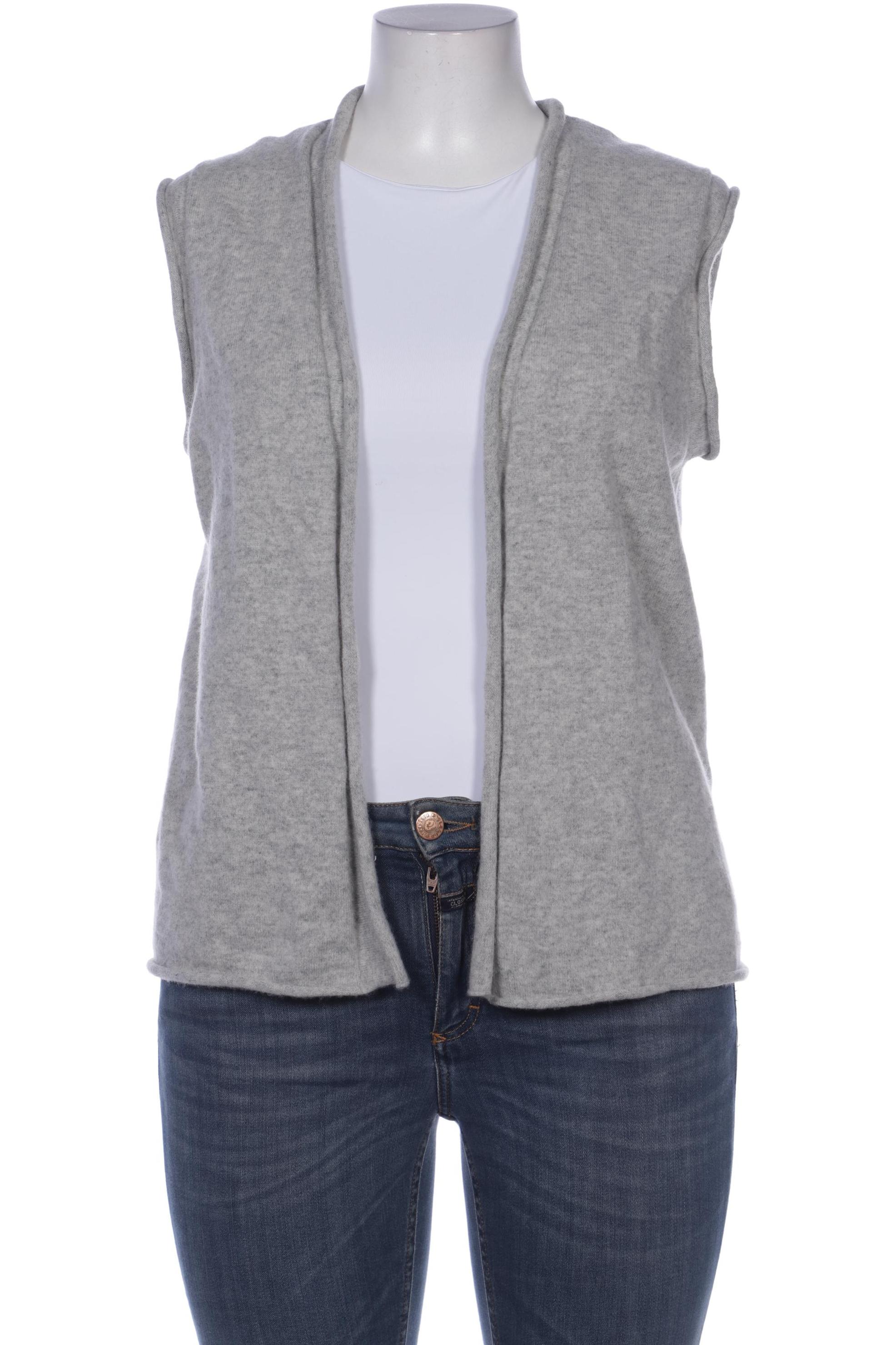 

hessnatur Damen Strickjacke, grau, Gr. 44