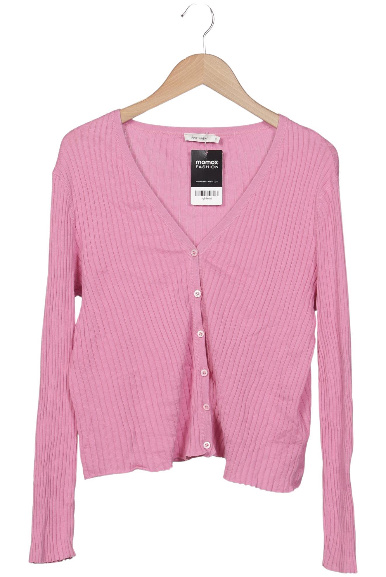 

hessnatur Damen Strickjacke, pink, Gr. 40