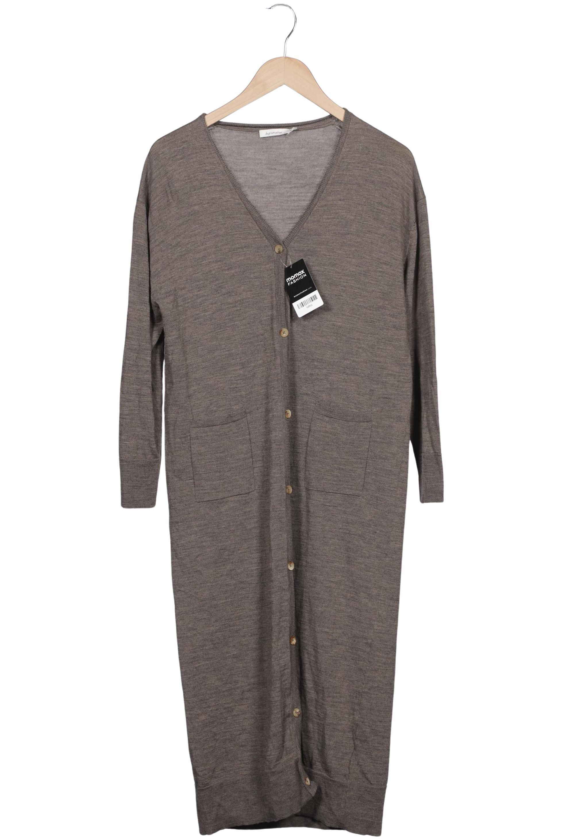 

hessnatur Damen Strickjacke, grau, Gr. 36