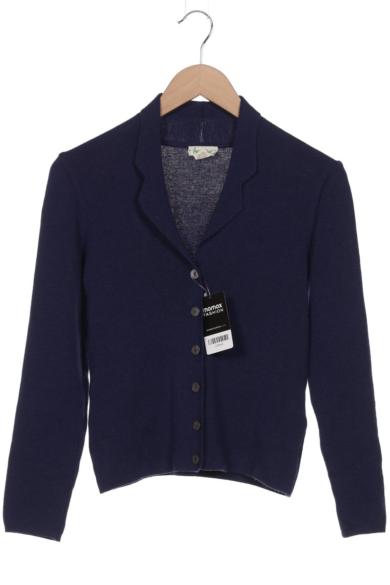 

hessnatur Damen Strickjacke, marineblau, Gr. 34