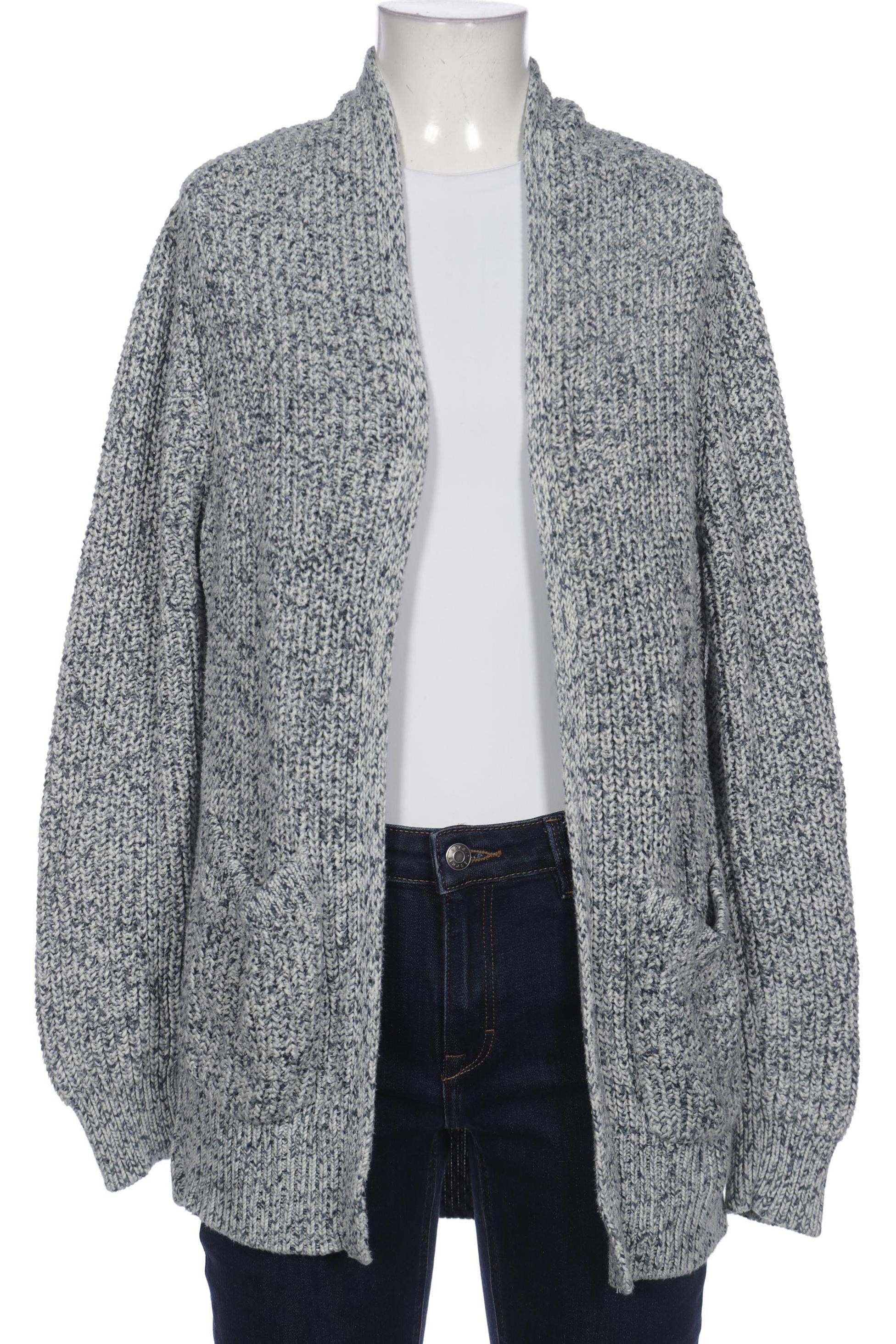 

hessnatur Damen Strickjacke, blau, Gr. 34