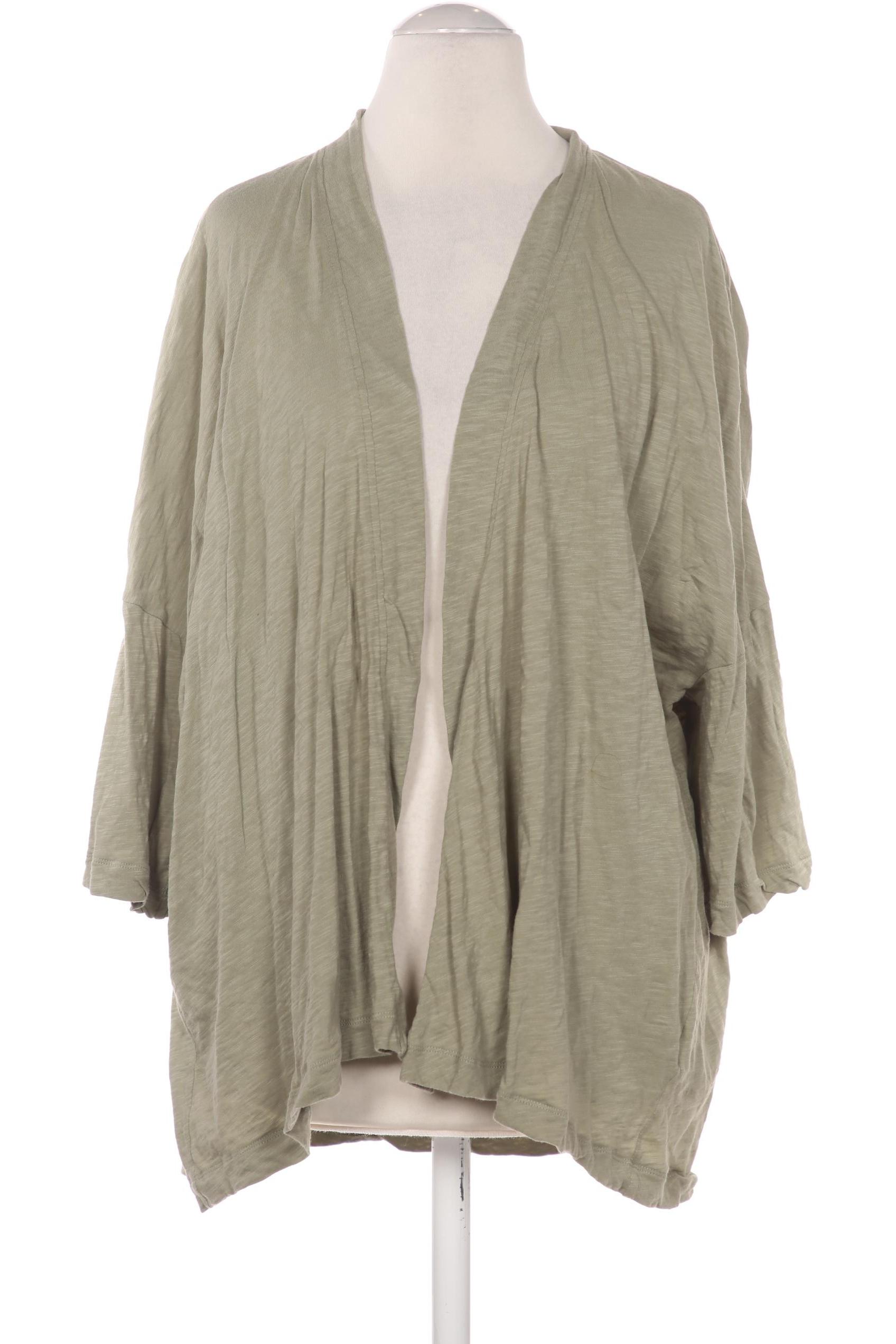 

hessnatur Damen Strickjacke, grün, Gr. 36