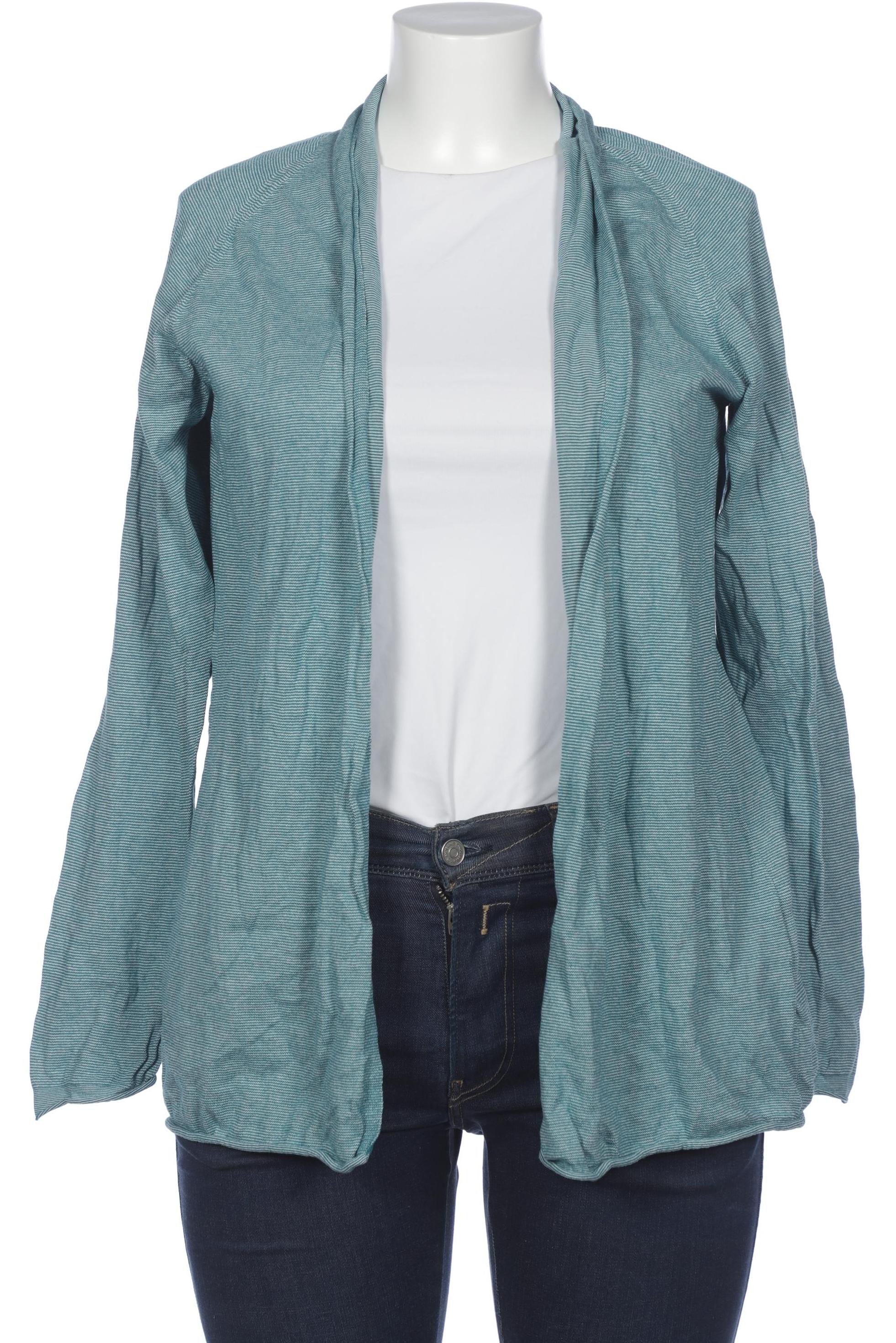 

hessnatur Damen Strickjacke, grün, Gr. 44
