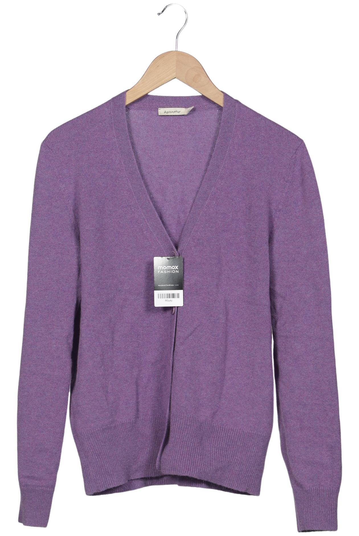 

hessnatur Damen Strickjacke, flieder, Gr. 42