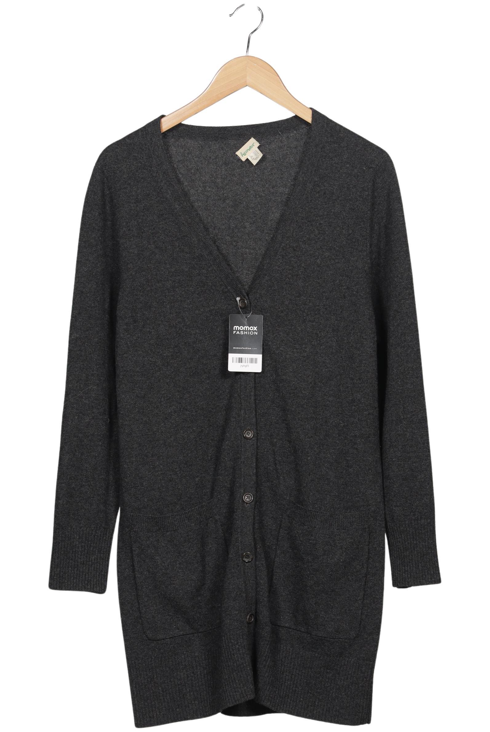 

hessnatur Damen Strickjacke, grau, Gr. 40