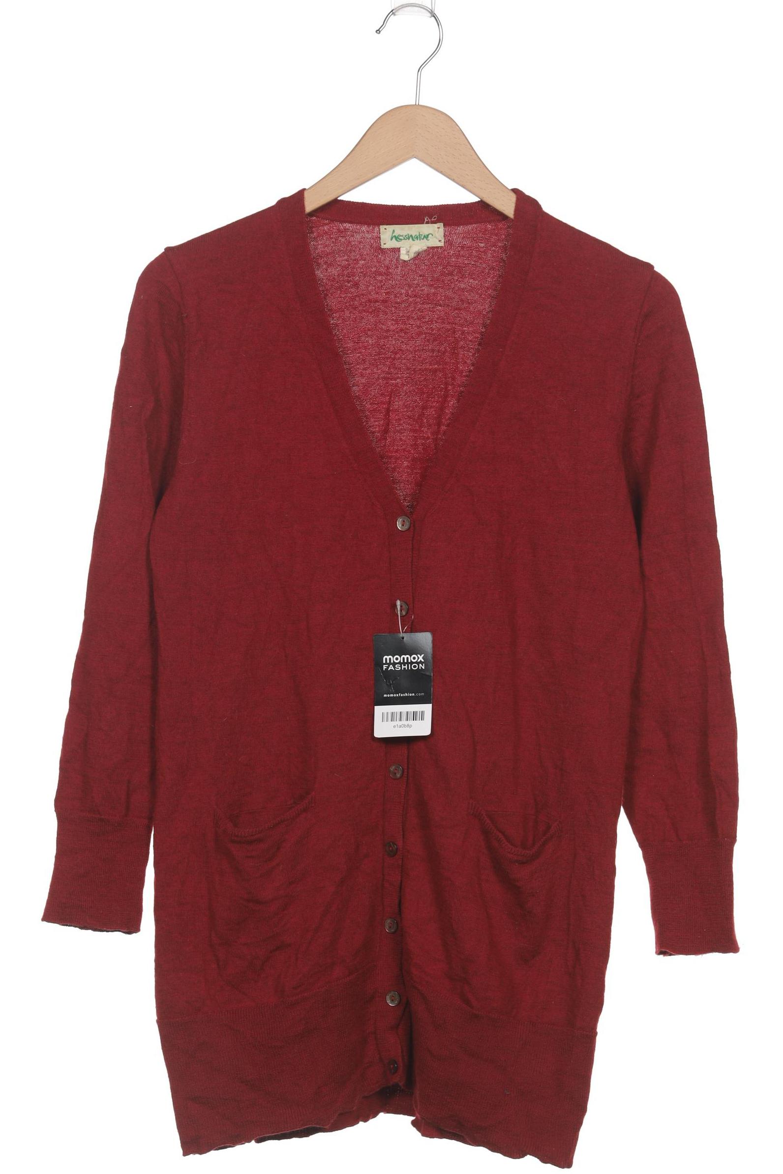 

hessnatur Damen Strickjacke, bordeaux, Gr. 40