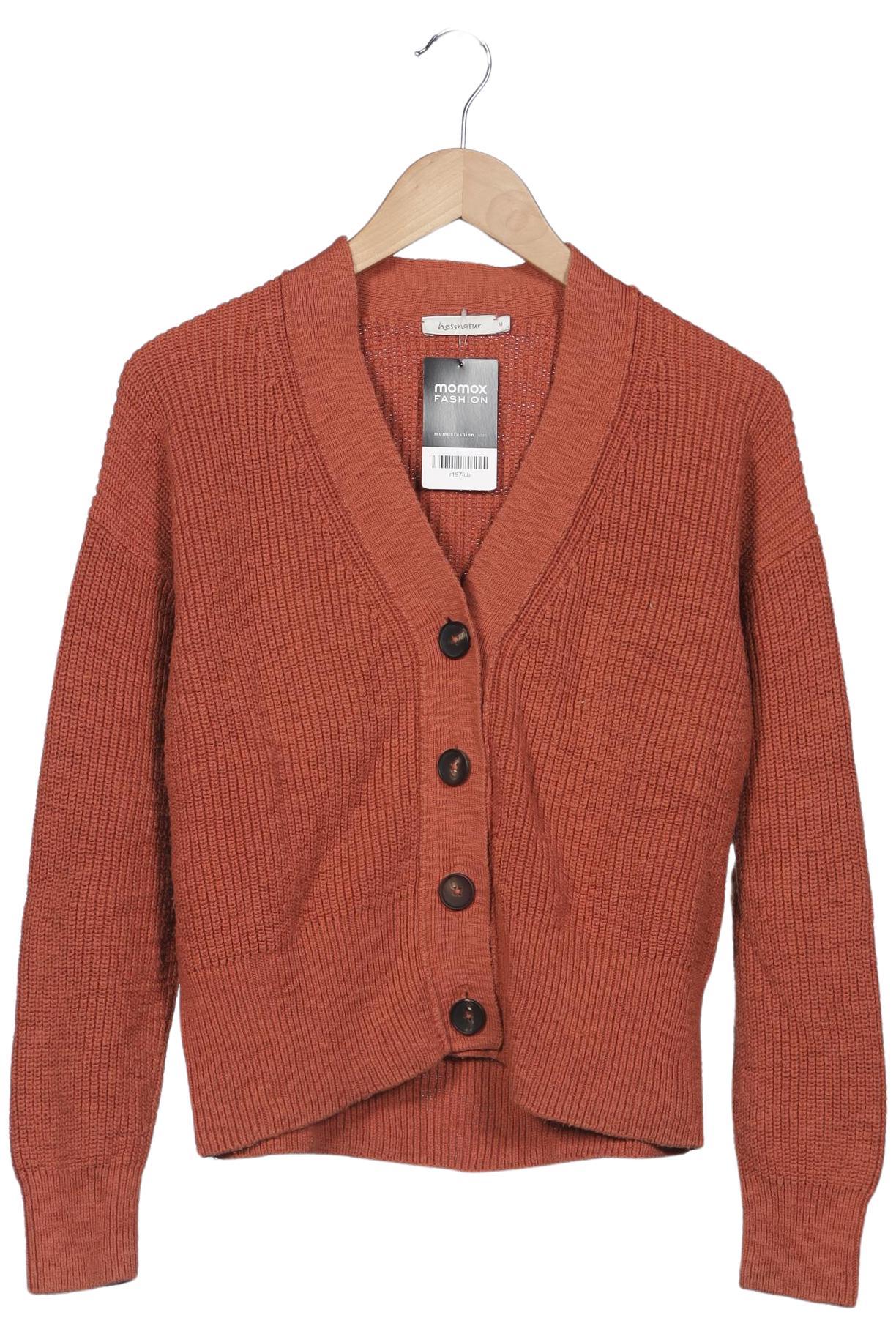 

hessnatur Damen Strickjacke, braun, Gr. 38