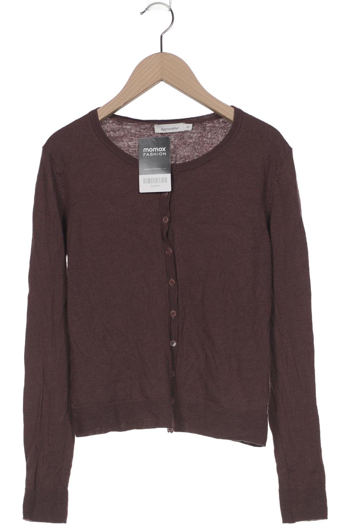 

hessnatur Damen Strickjacke, braun, Gr. 38