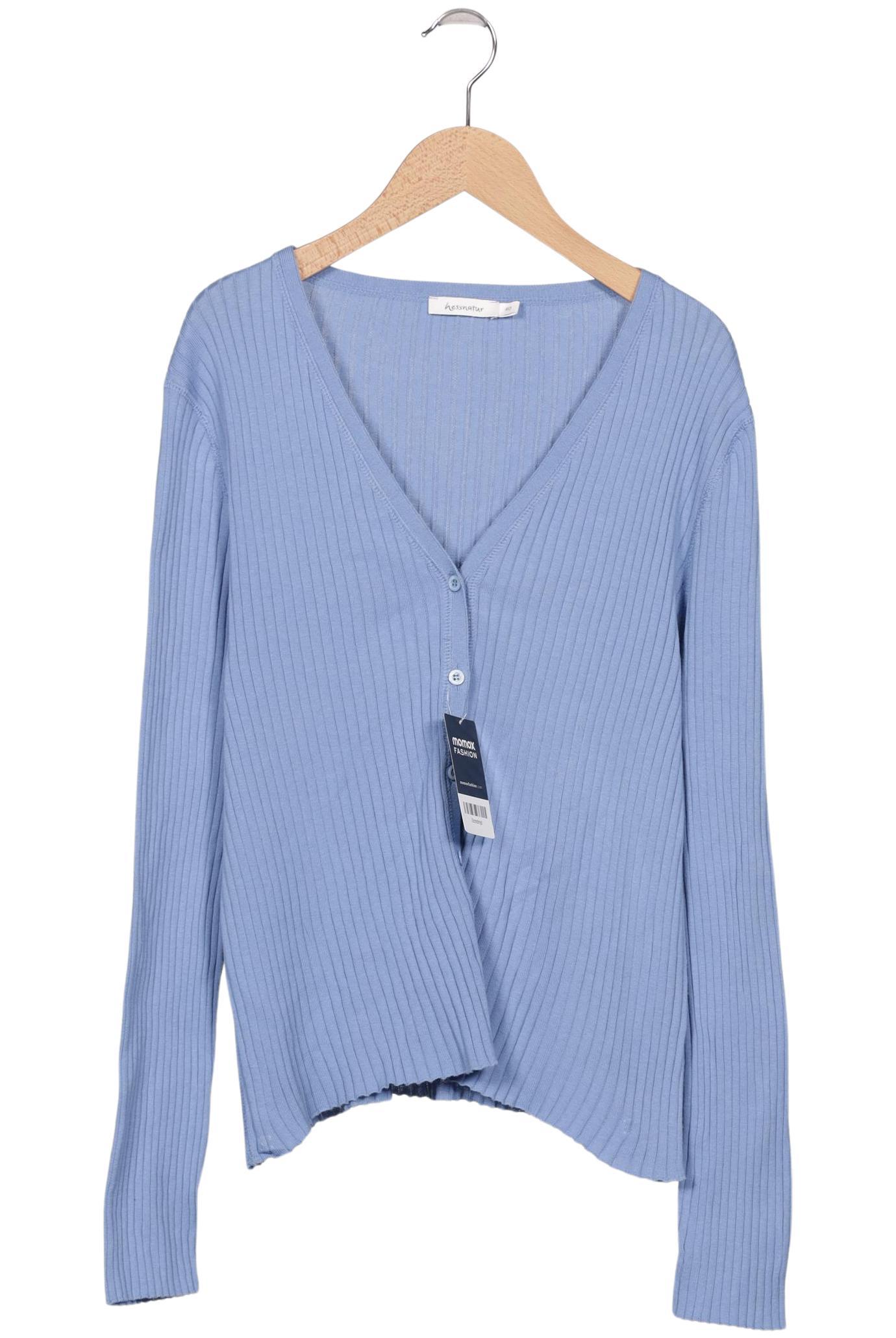 

hessnatur Damen Strickjacke, blau, Gr. 40