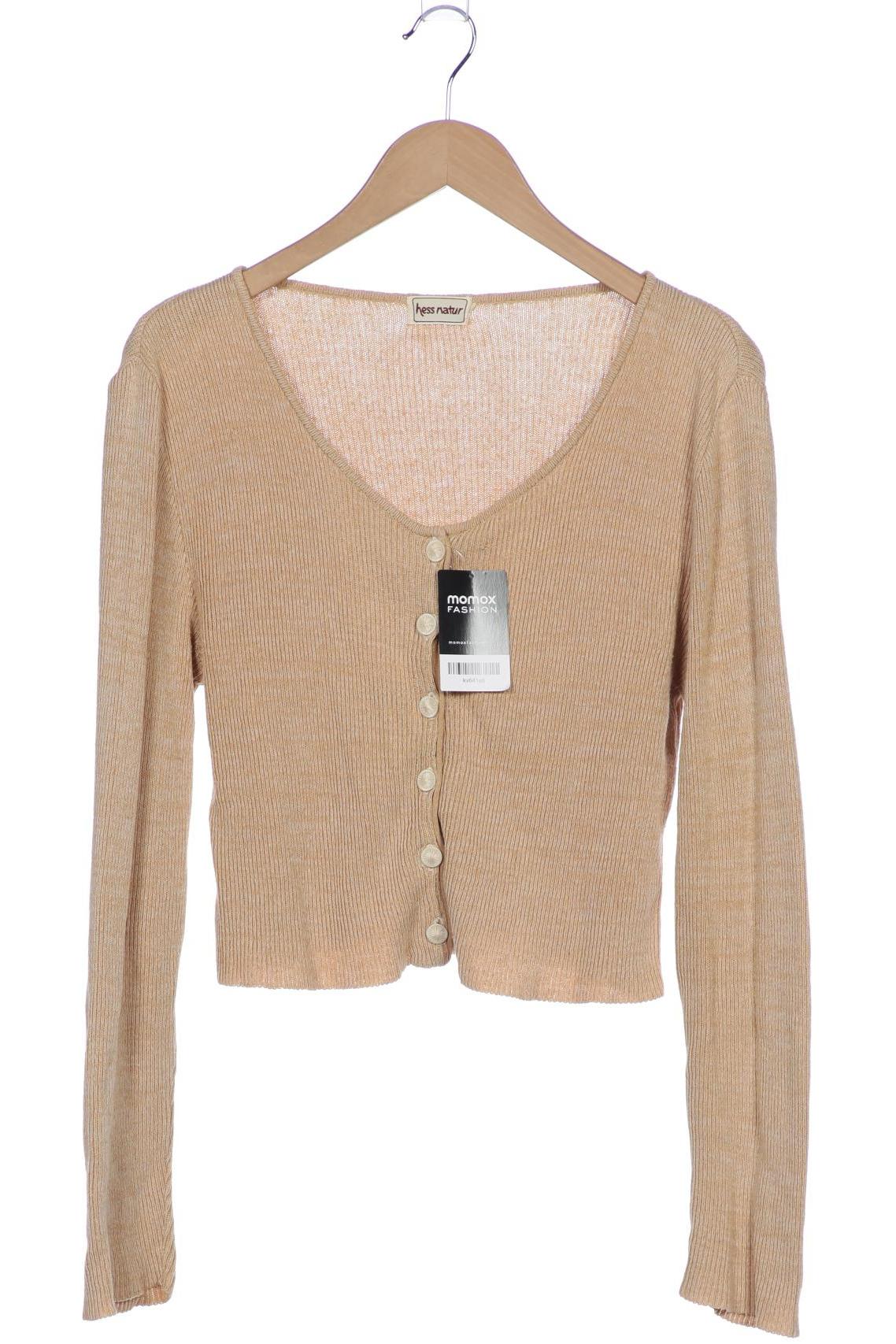

hessnatur Damen Strickjacke, beige, Gr. 36