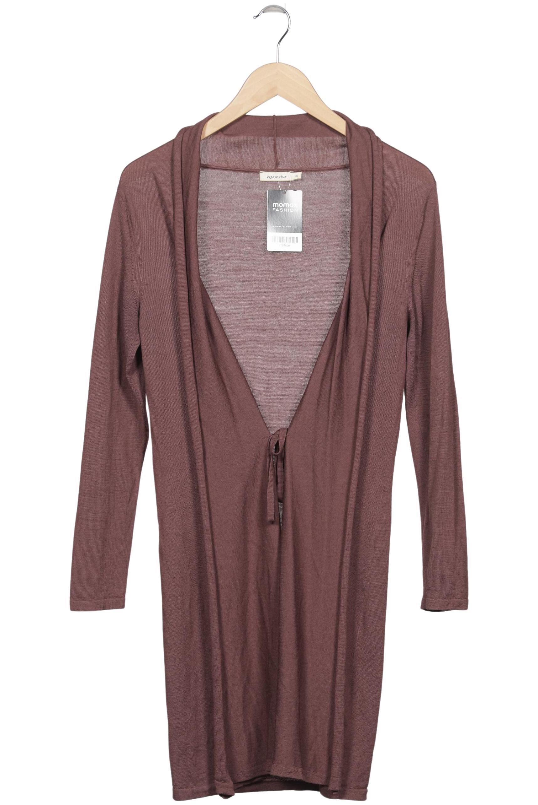 

hessnatur Damen Strickjacke, braun, Gr. 40