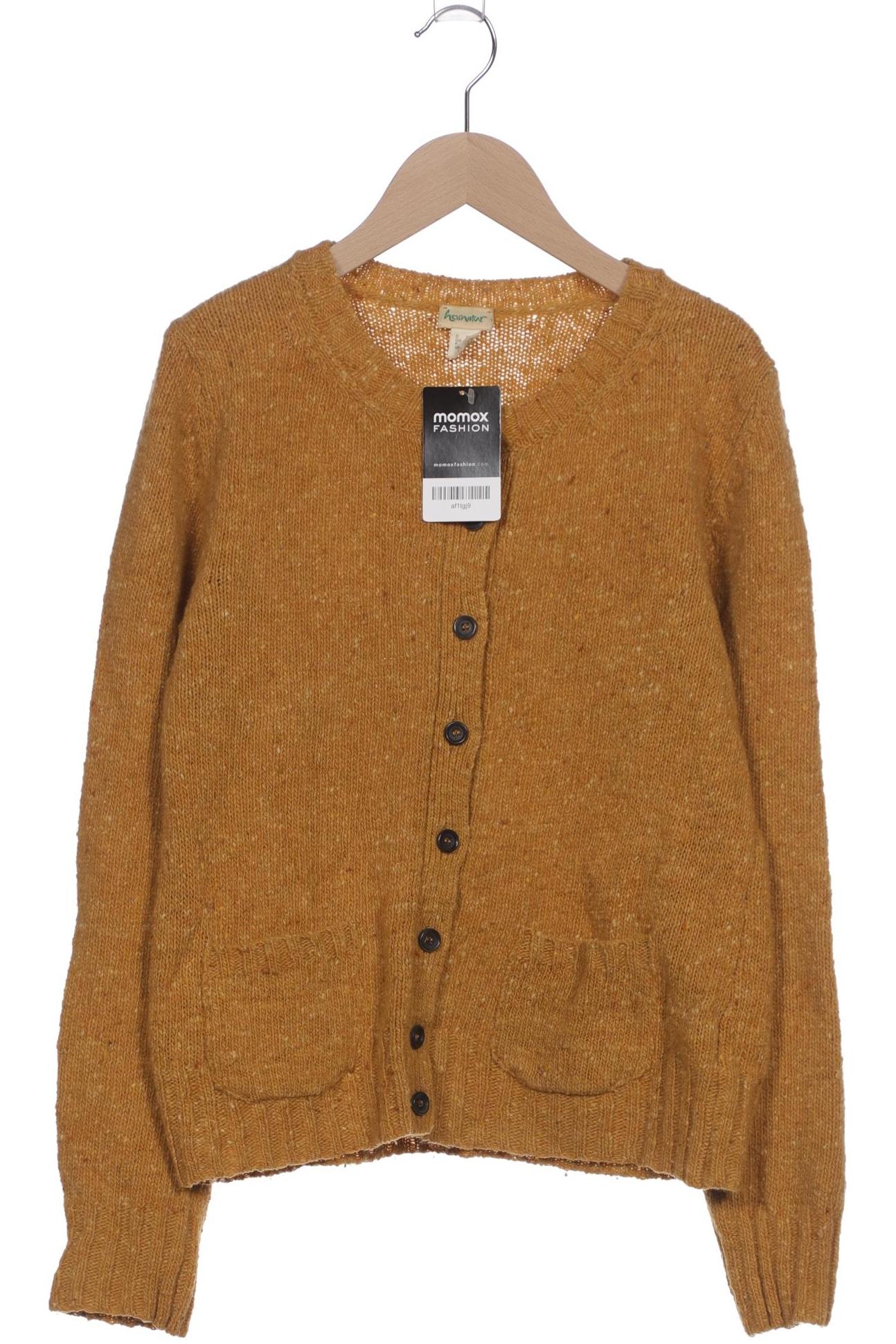 

hessnatur Damen Strickjacke, orange, Gr. 36