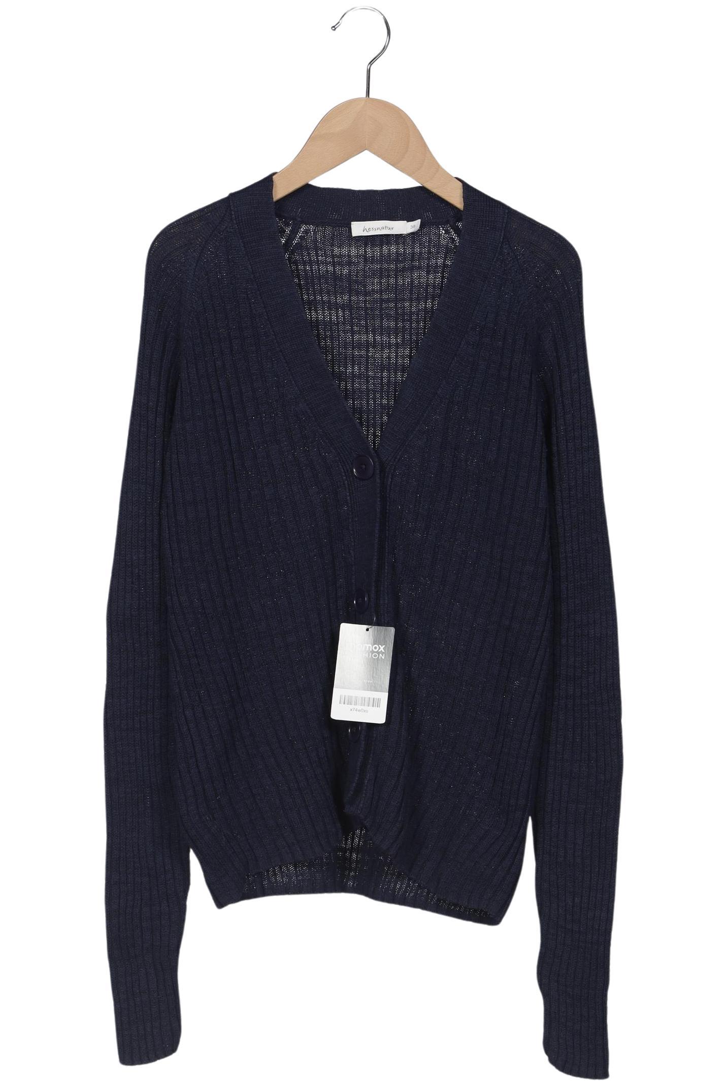 

hessnatur Damen Strickjacke, marineblau, Gr. 38