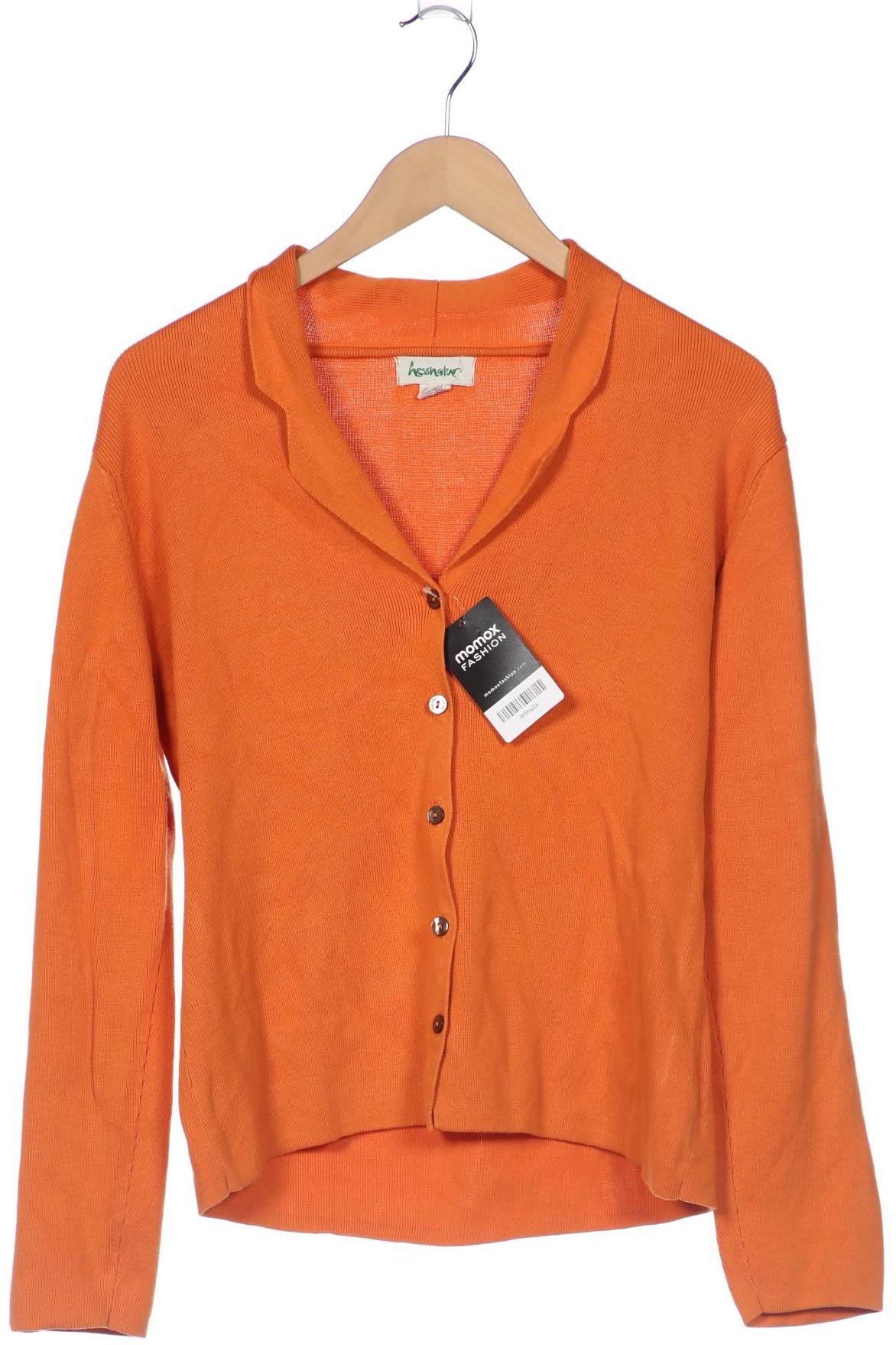 

hessnatur Damen Strickjacke, orange