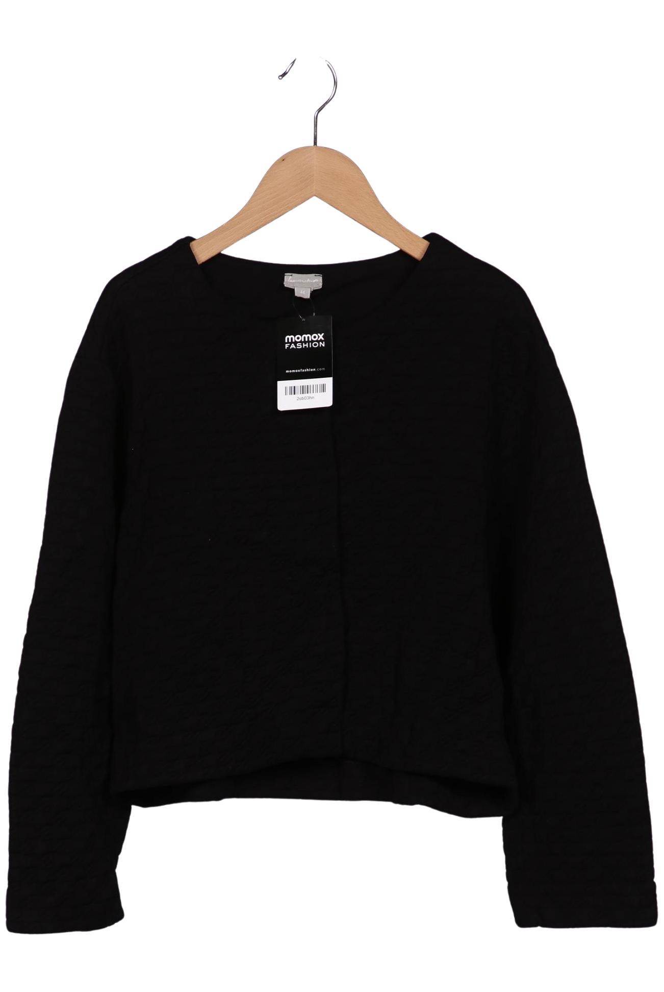 

hessnatur Damen Strickjacke, schwarz, Gr. 44