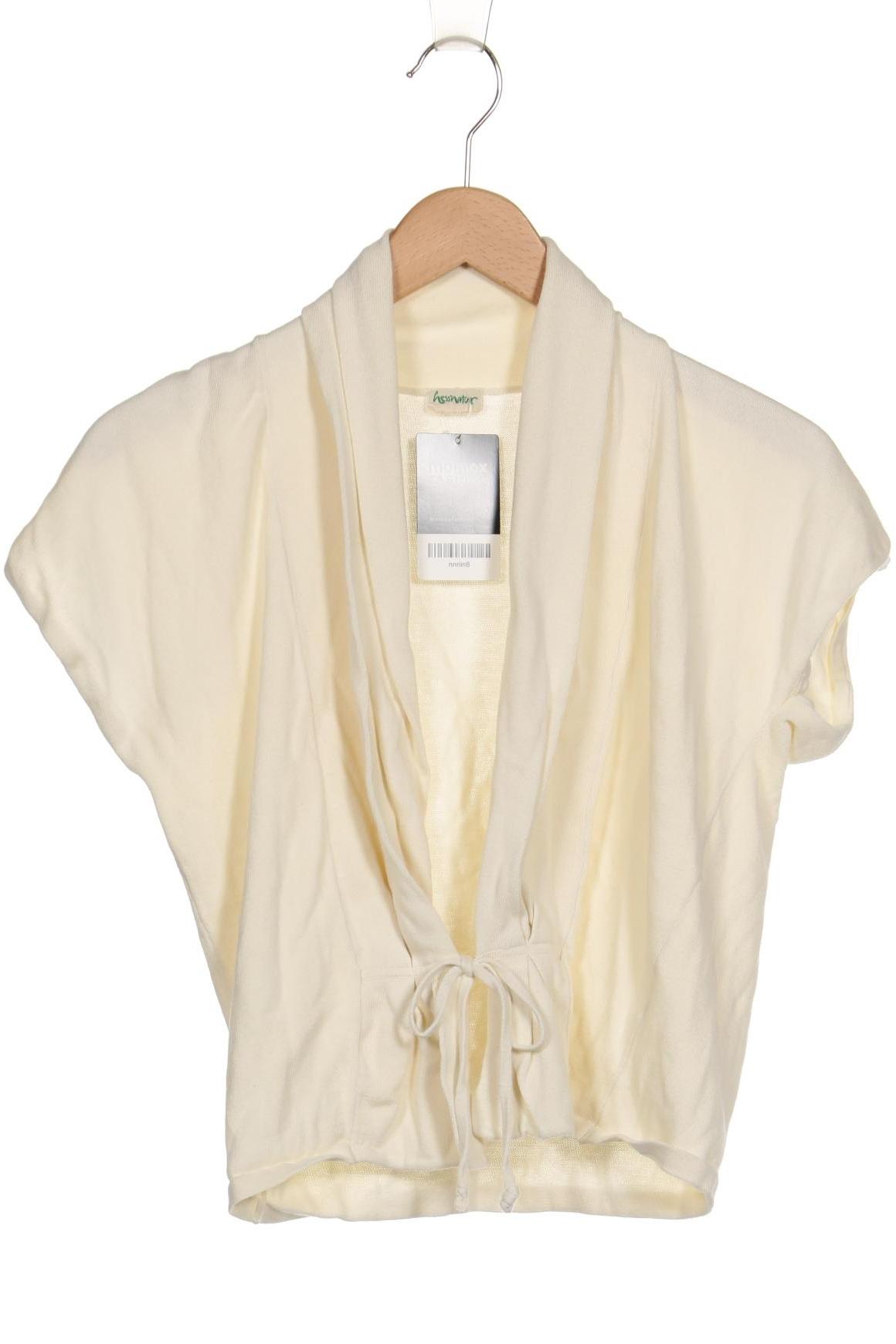 

hessnatur Damen Strickjacke, cremeweiß, Gr. 36