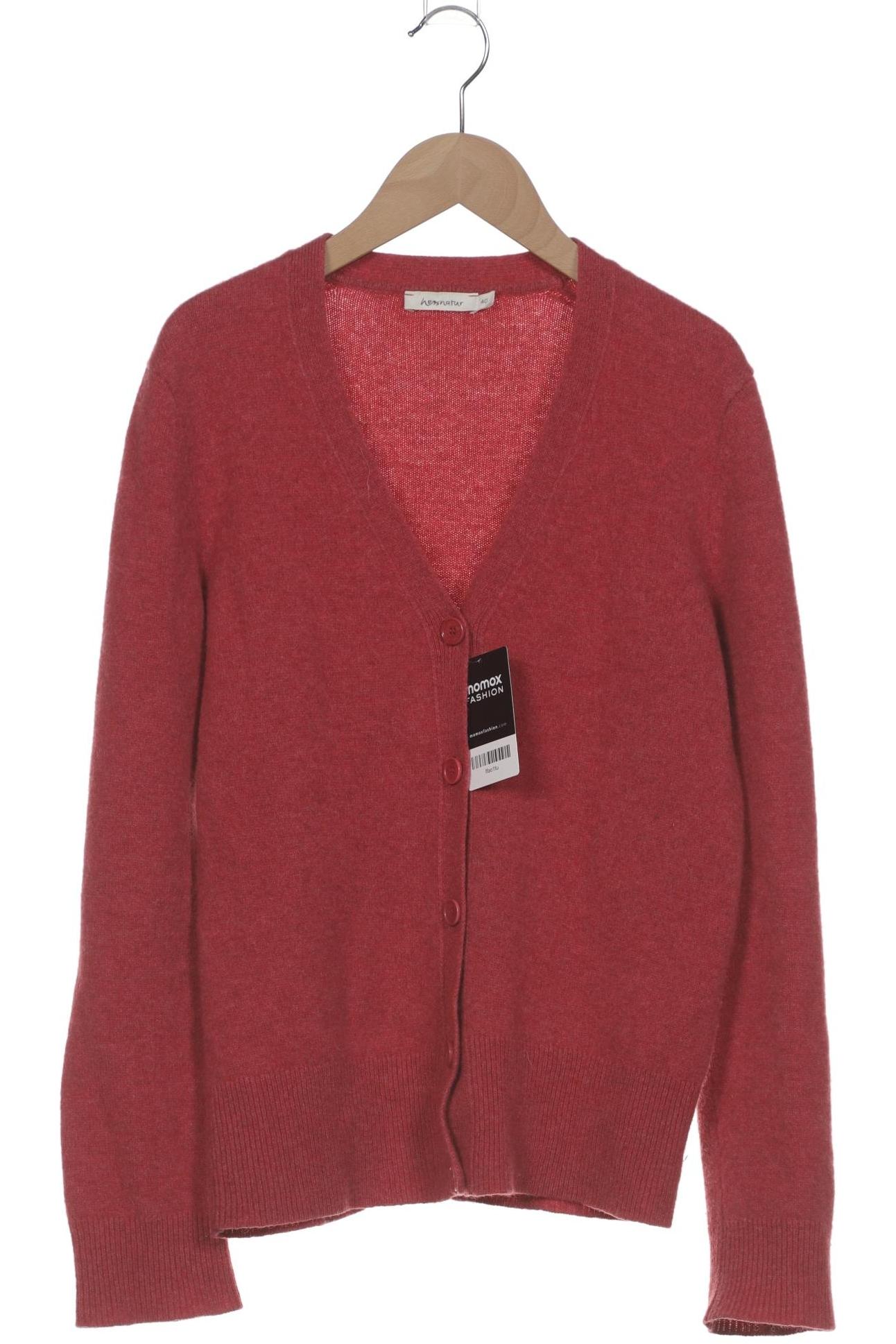 

hessnatur Damen Strickjacke, rot, Gr. 40
