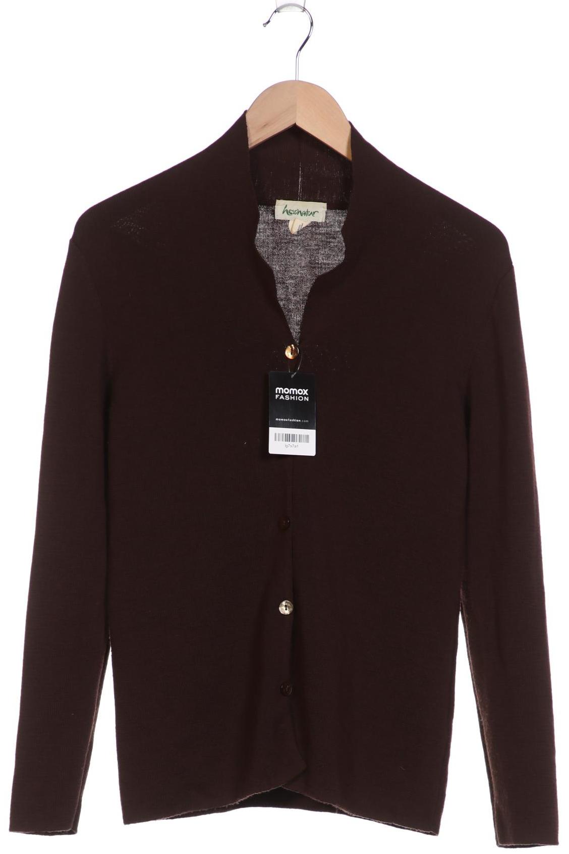 

hessnatur Damen Strickjacke, braun, Gr. 40