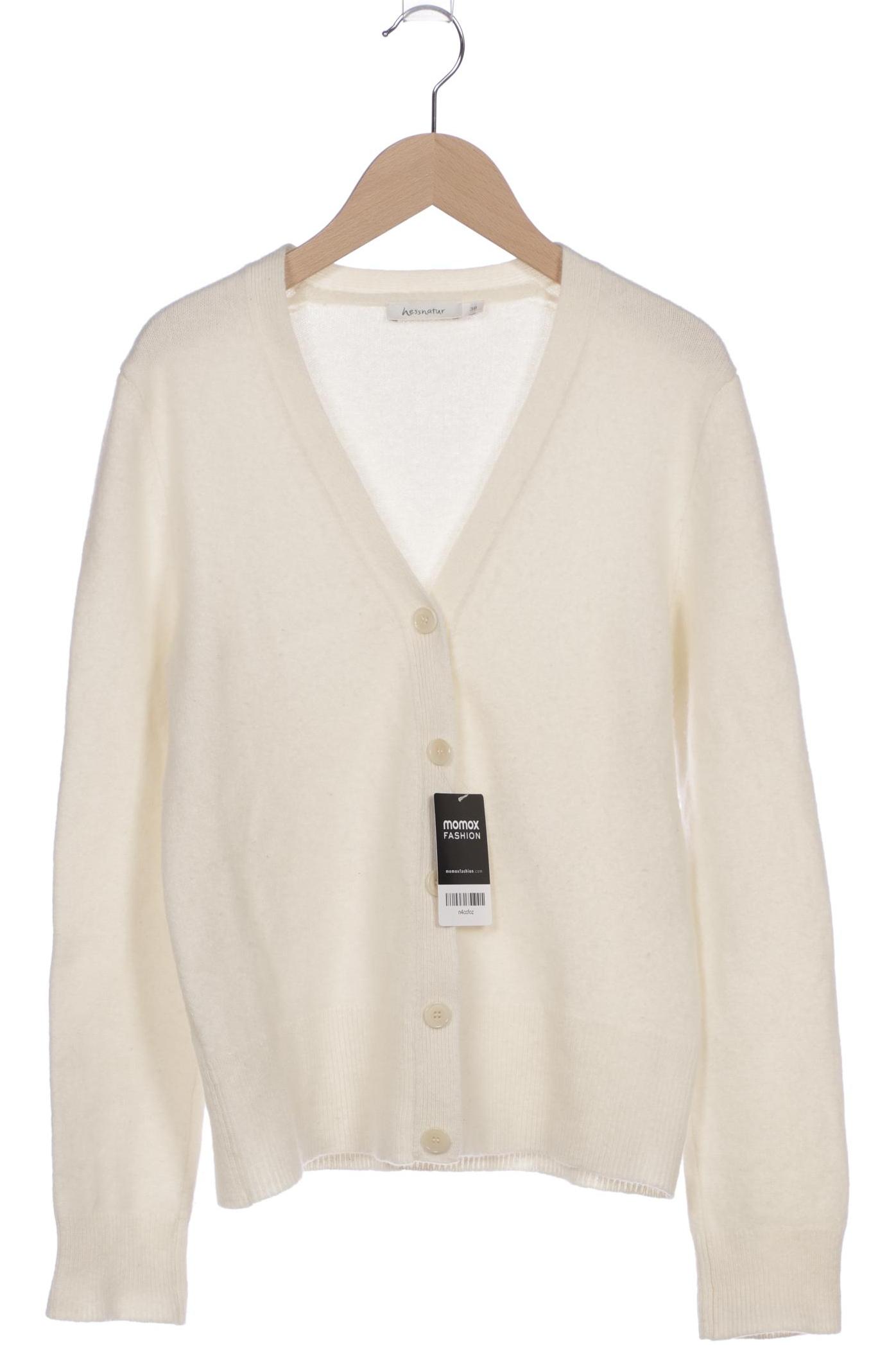 

hessnatur Damen Strickjacke, cremeweiß, Gr. 38
