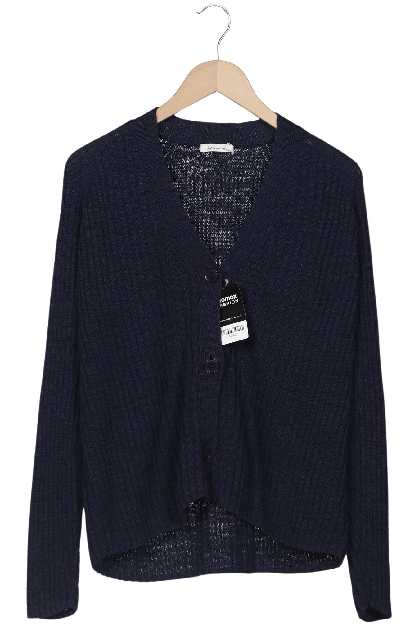

hessnatur Damen Strickjacke, marineblau, Gr. 48