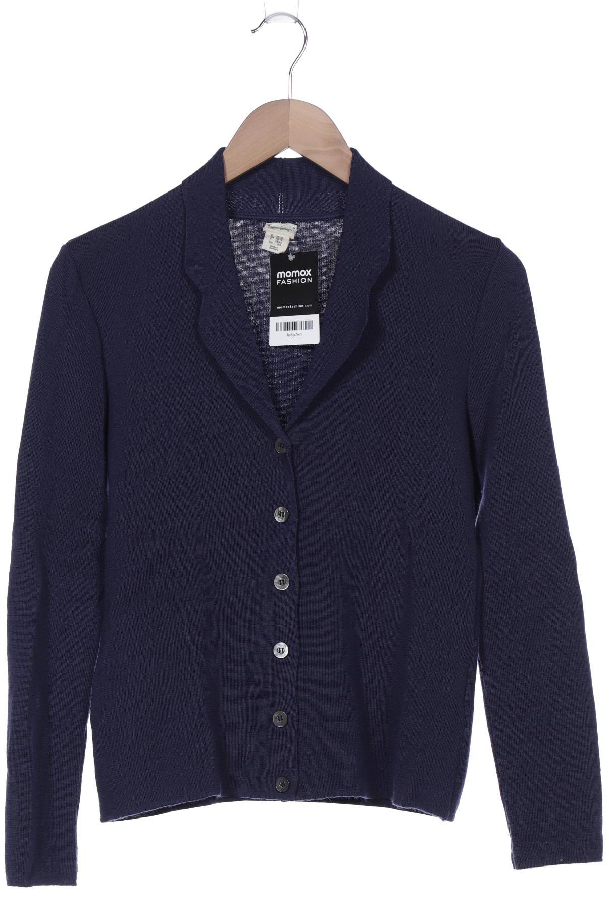 

hessnatur Damen Strickjacke, blau, Gr. 36