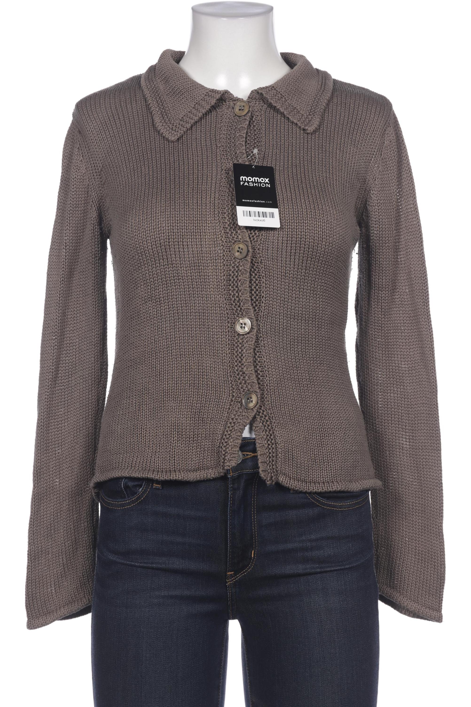 

hessnatur Damen Strickjacke, grün, Gr. 38