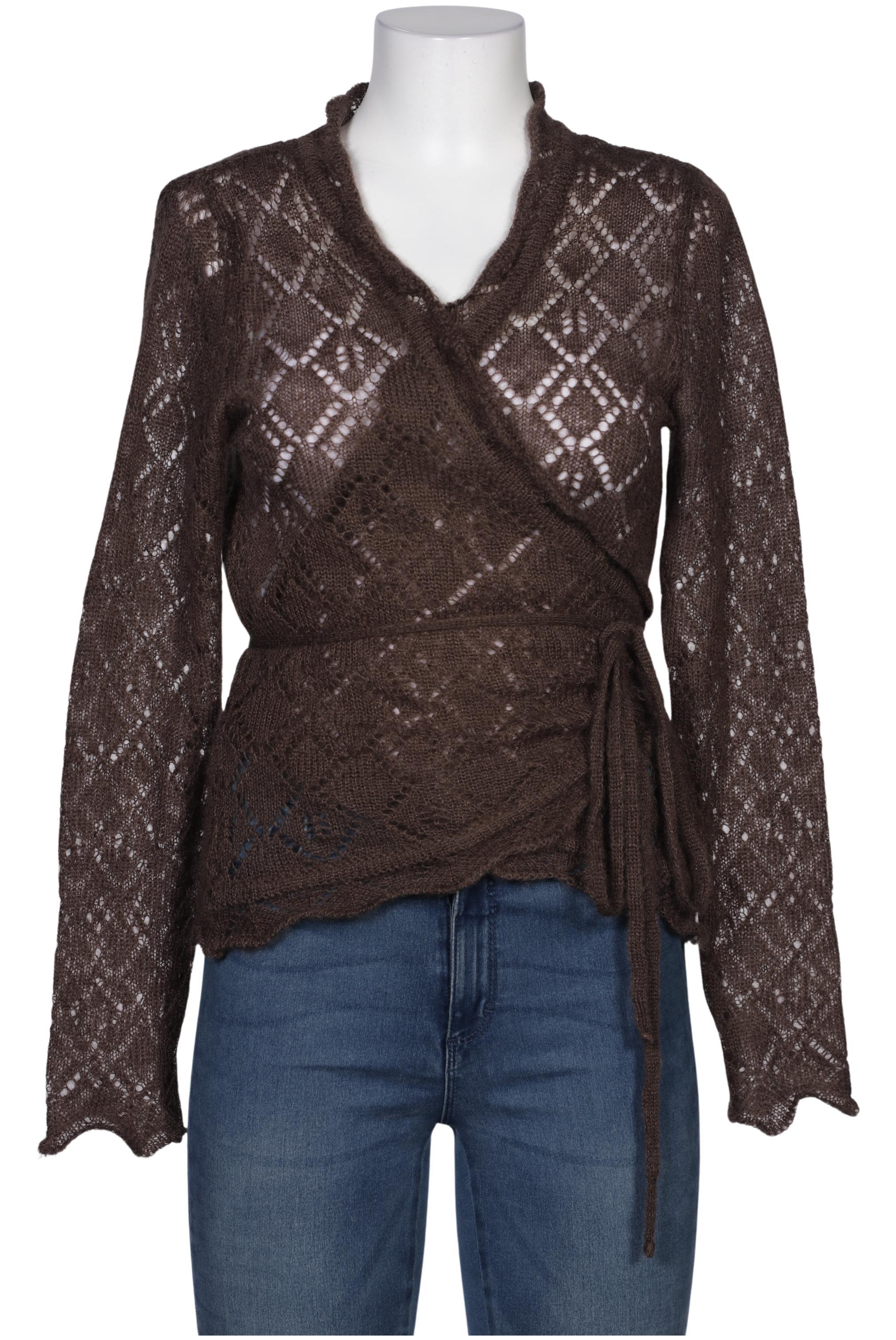 

hessnatur Damen Strickjacke, braun, Gr. 40