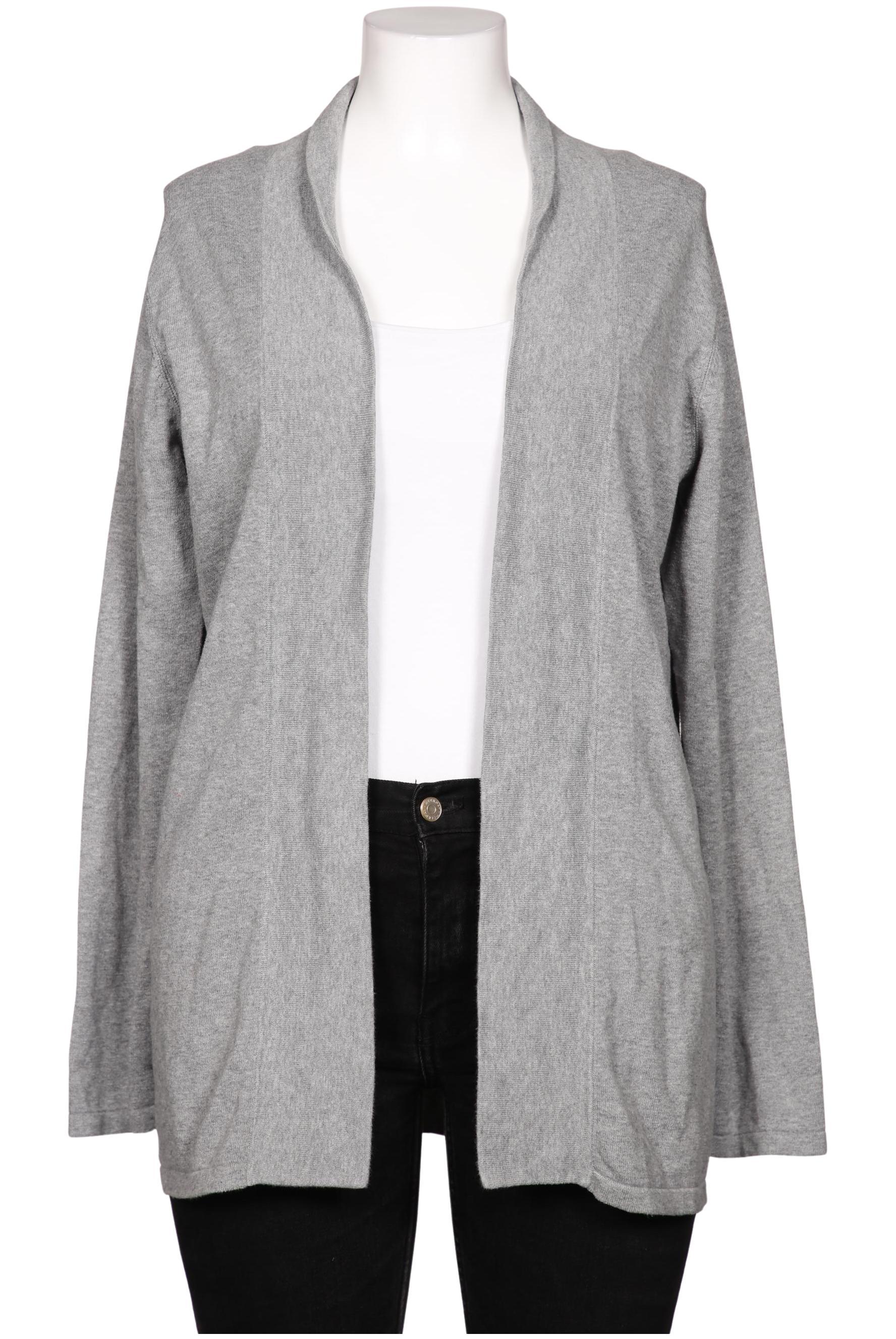 

hessnatur Damen Strickjacke, grau, Gr. 44