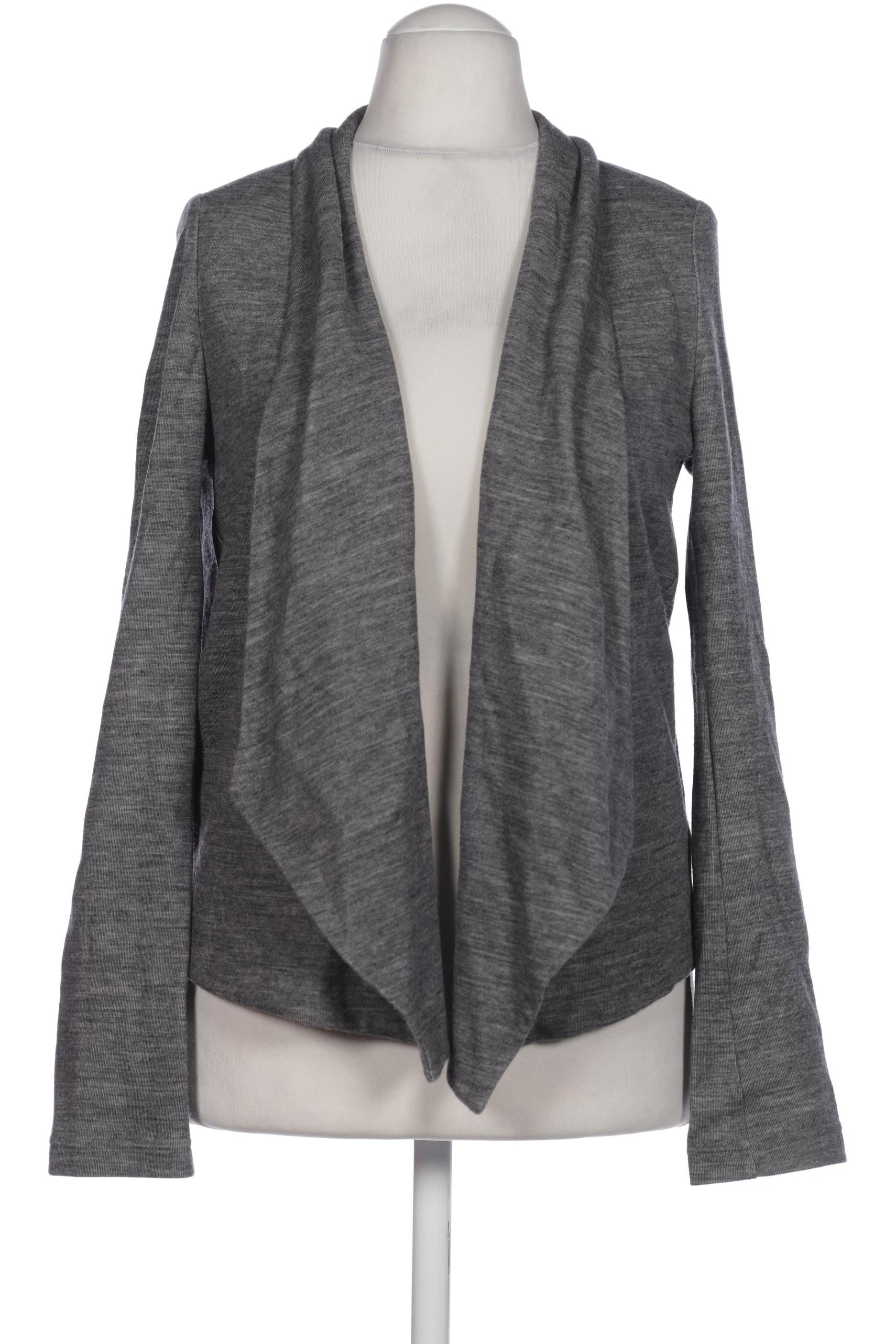 

hessnatur Damen Strickjacke, grau, Gr. 36
