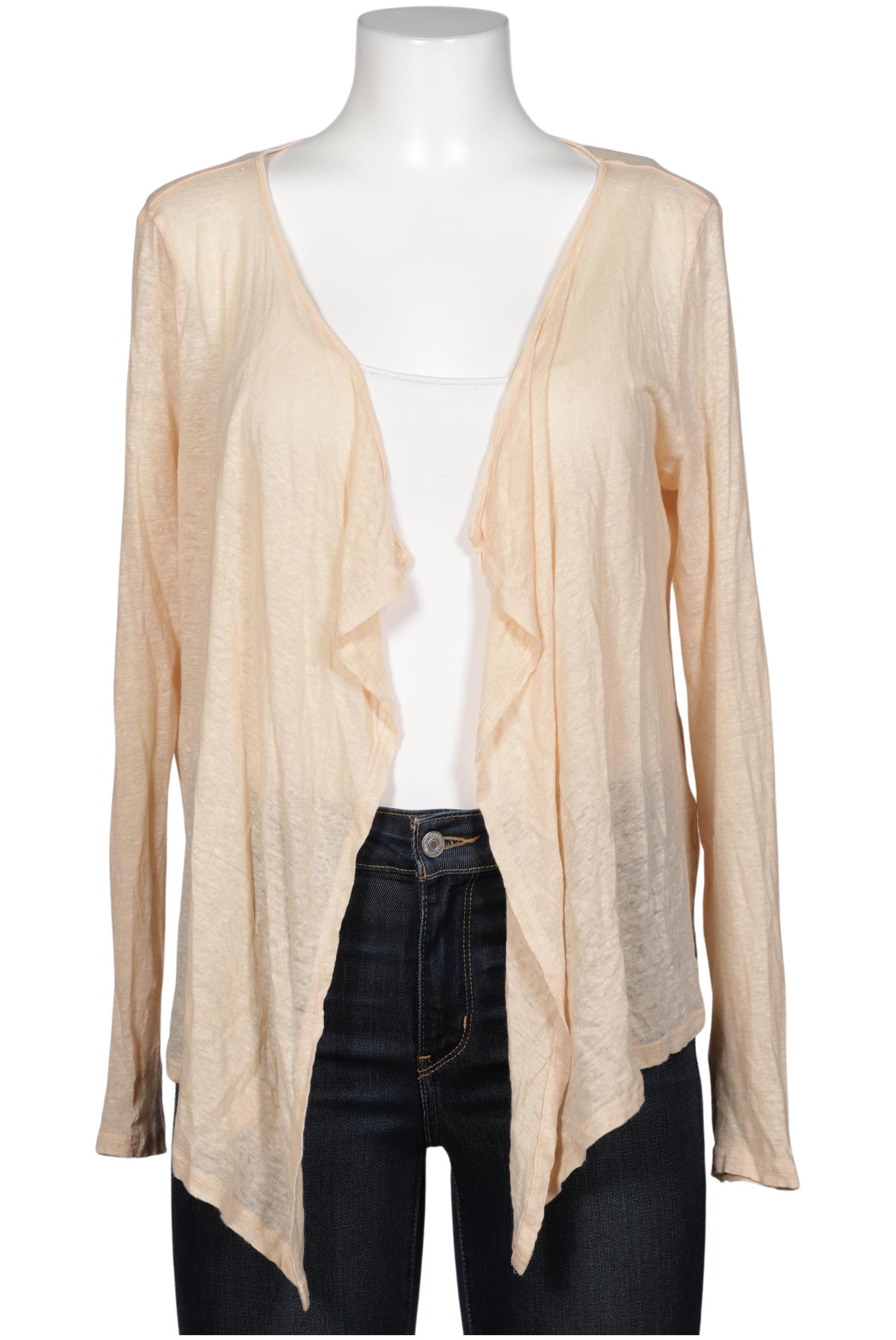 

hessnatur Damen Strickjacke, beige, Gr. 36