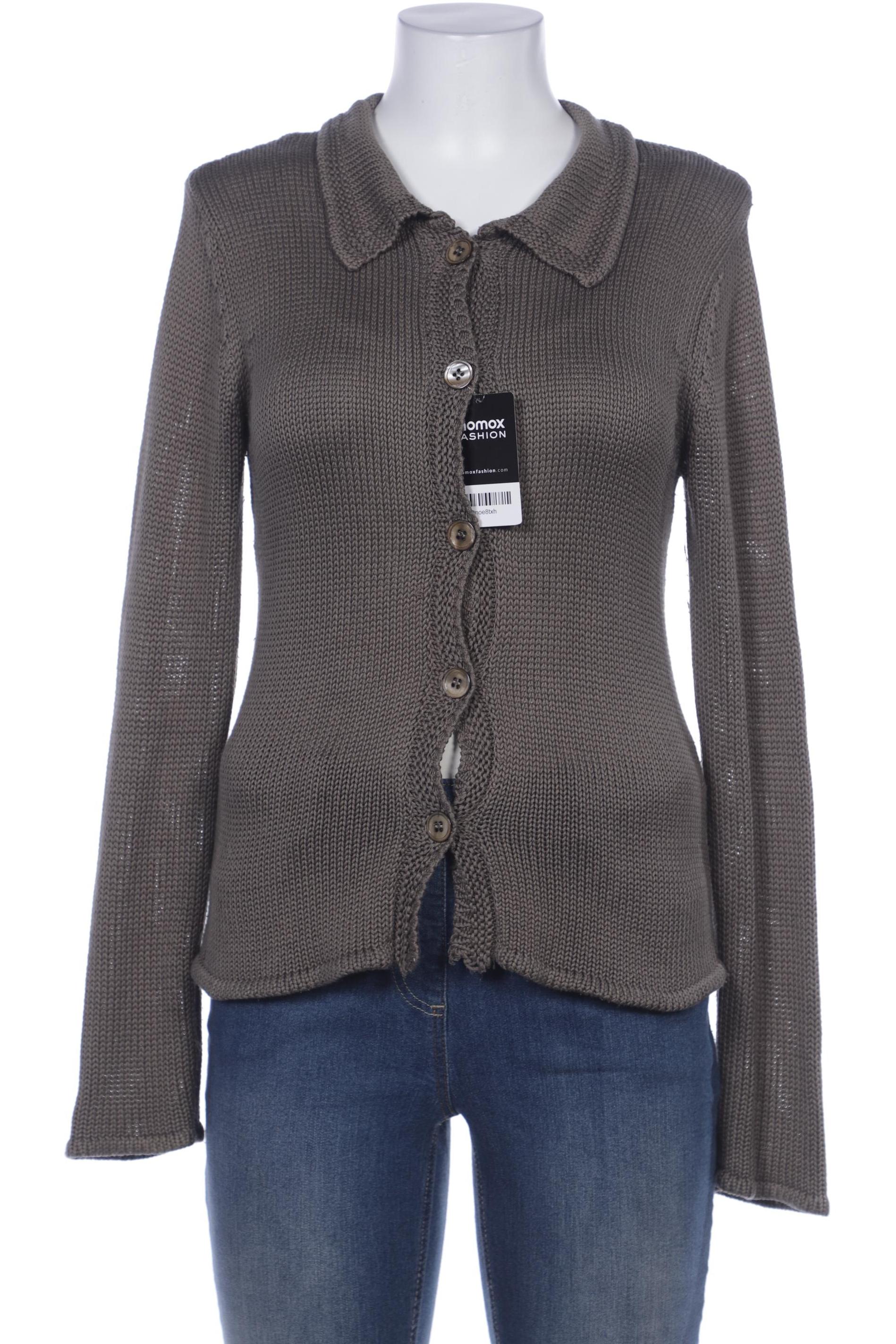 

hessnatur Damen Strickjacke, grün, Gr. 38