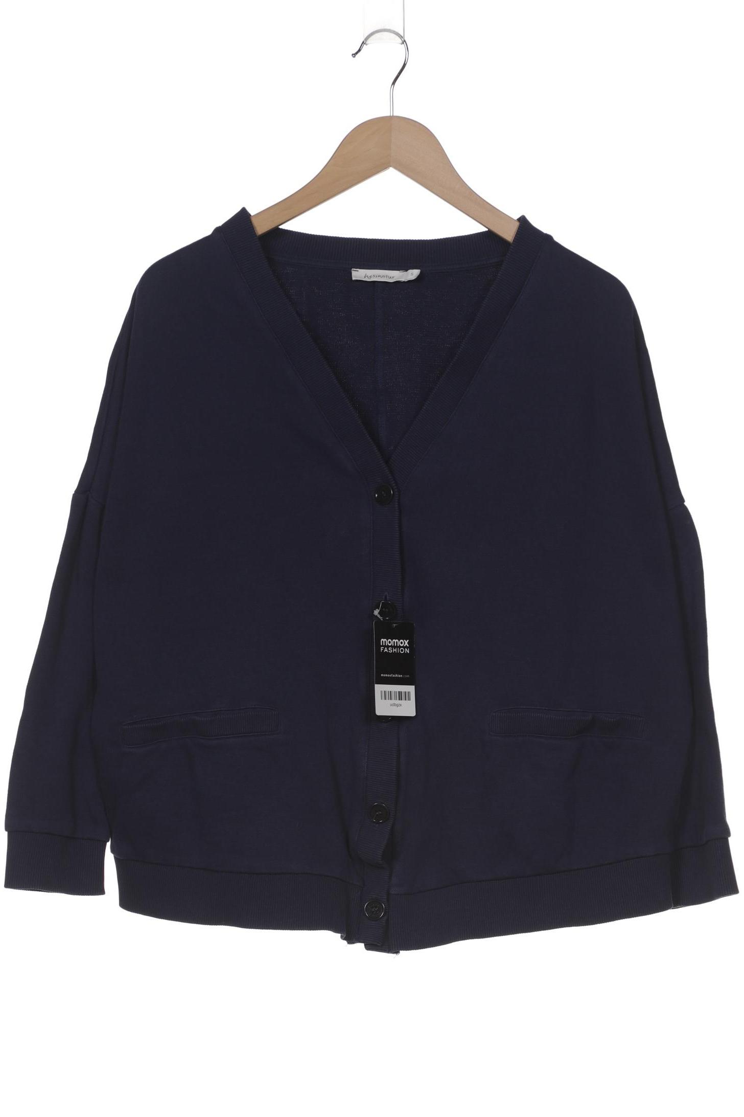 

hessnatur Damen Strickjacke, marineblau, Gr. 36