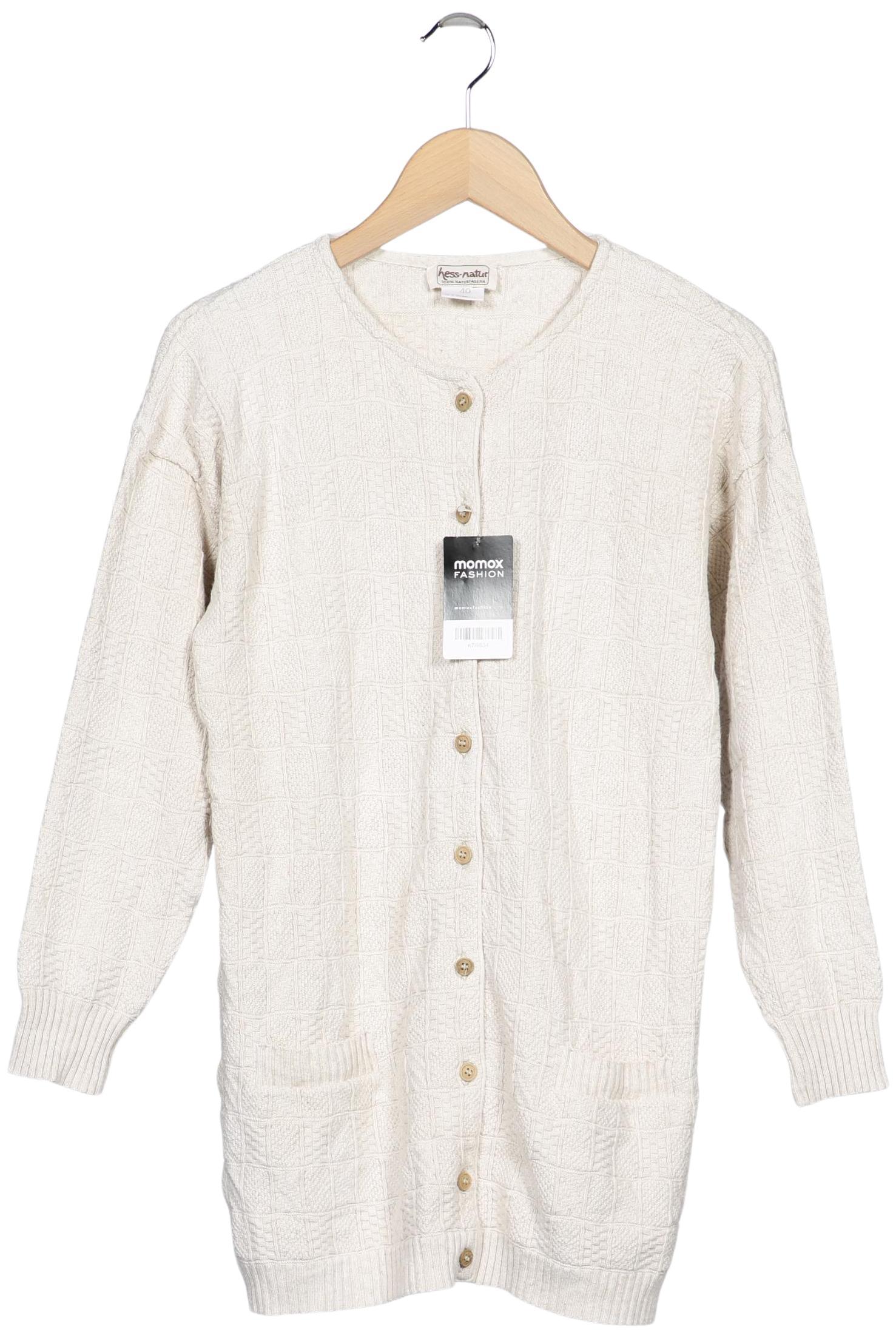 

hessnatur Damen Strickjacke, cremeweiß, Gr. 40