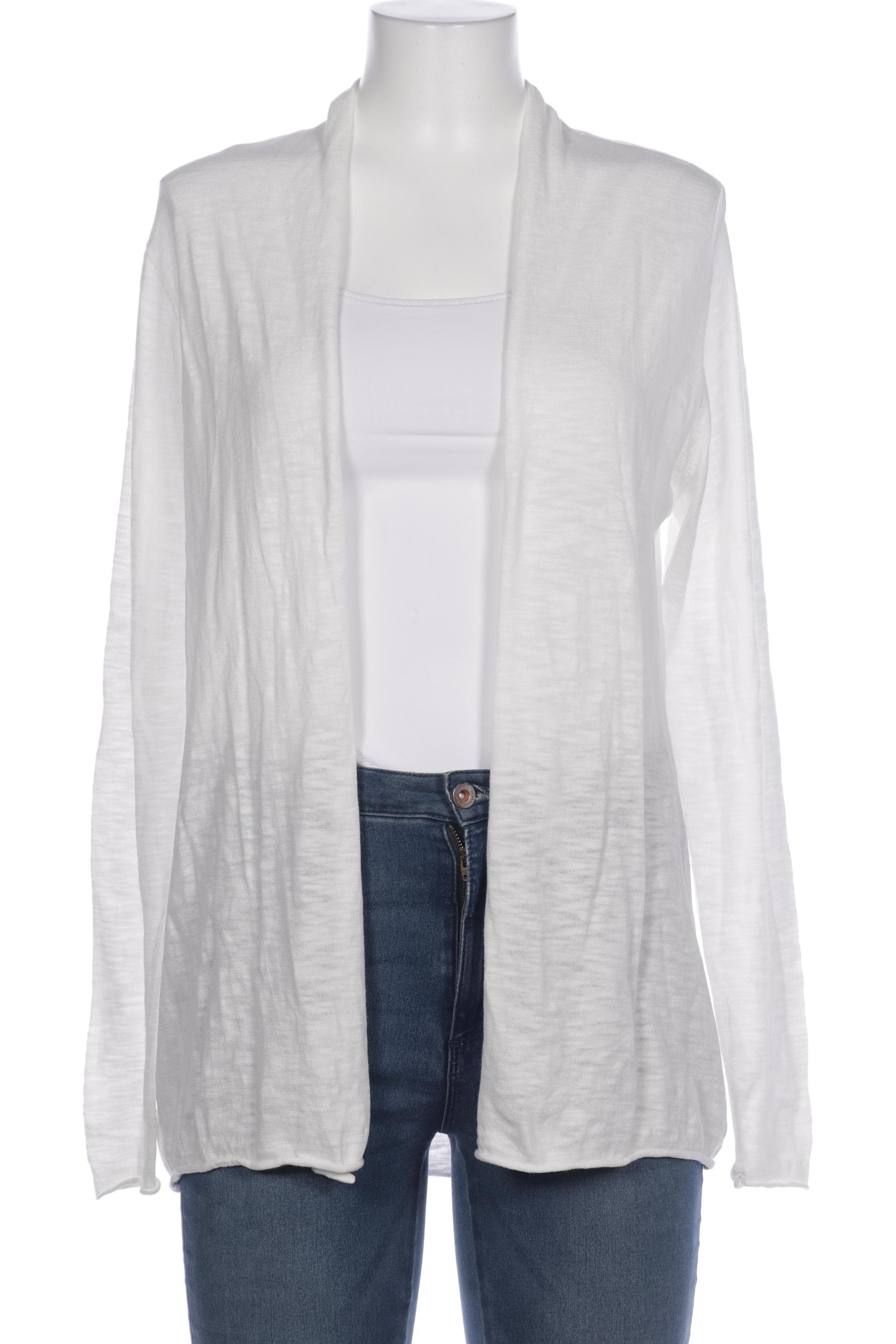 

hessnatur Damen Strickjacke, weiß, Gr. 40