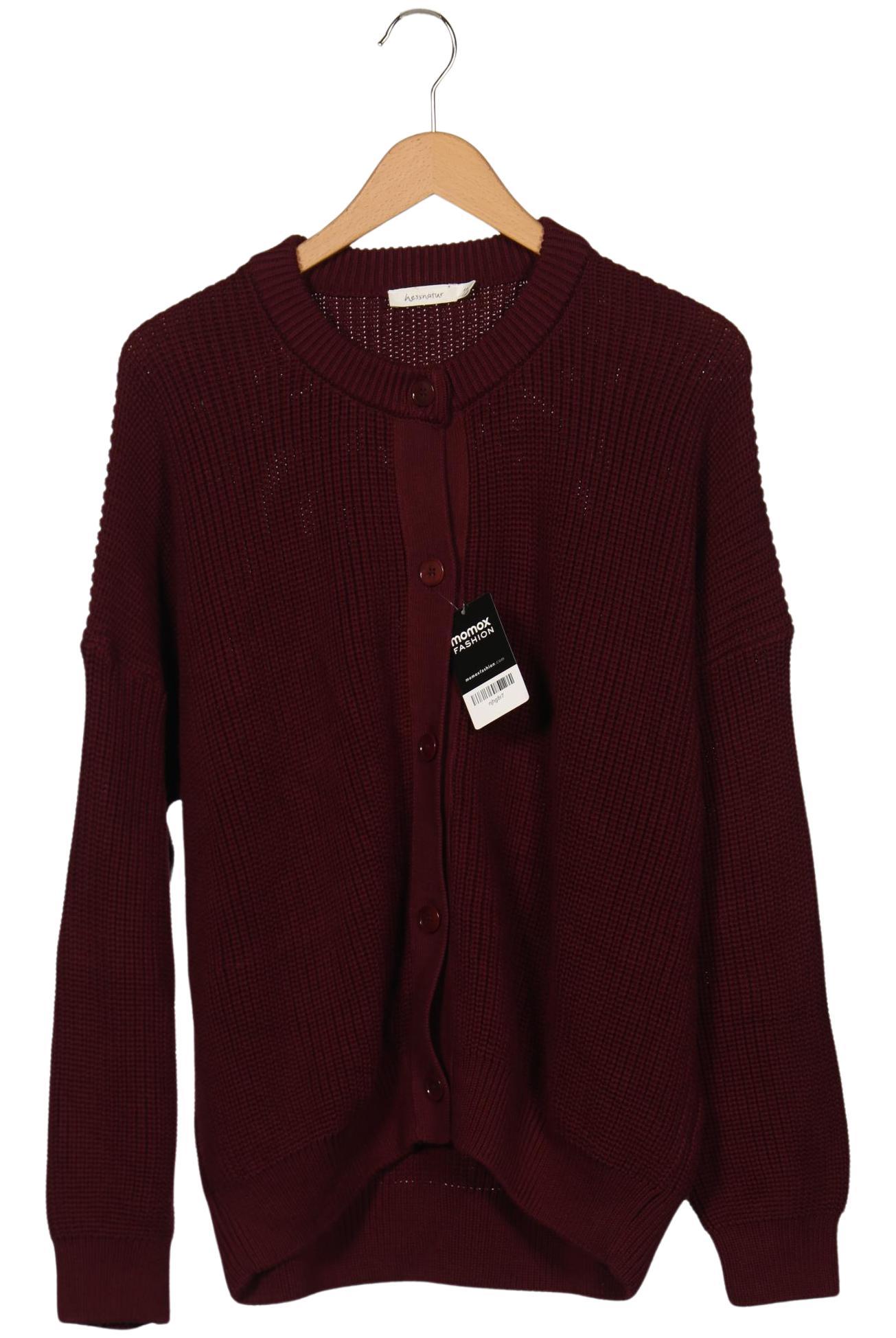 

hessnatur Damen Strickjacke, bordeaux, Gr. 46