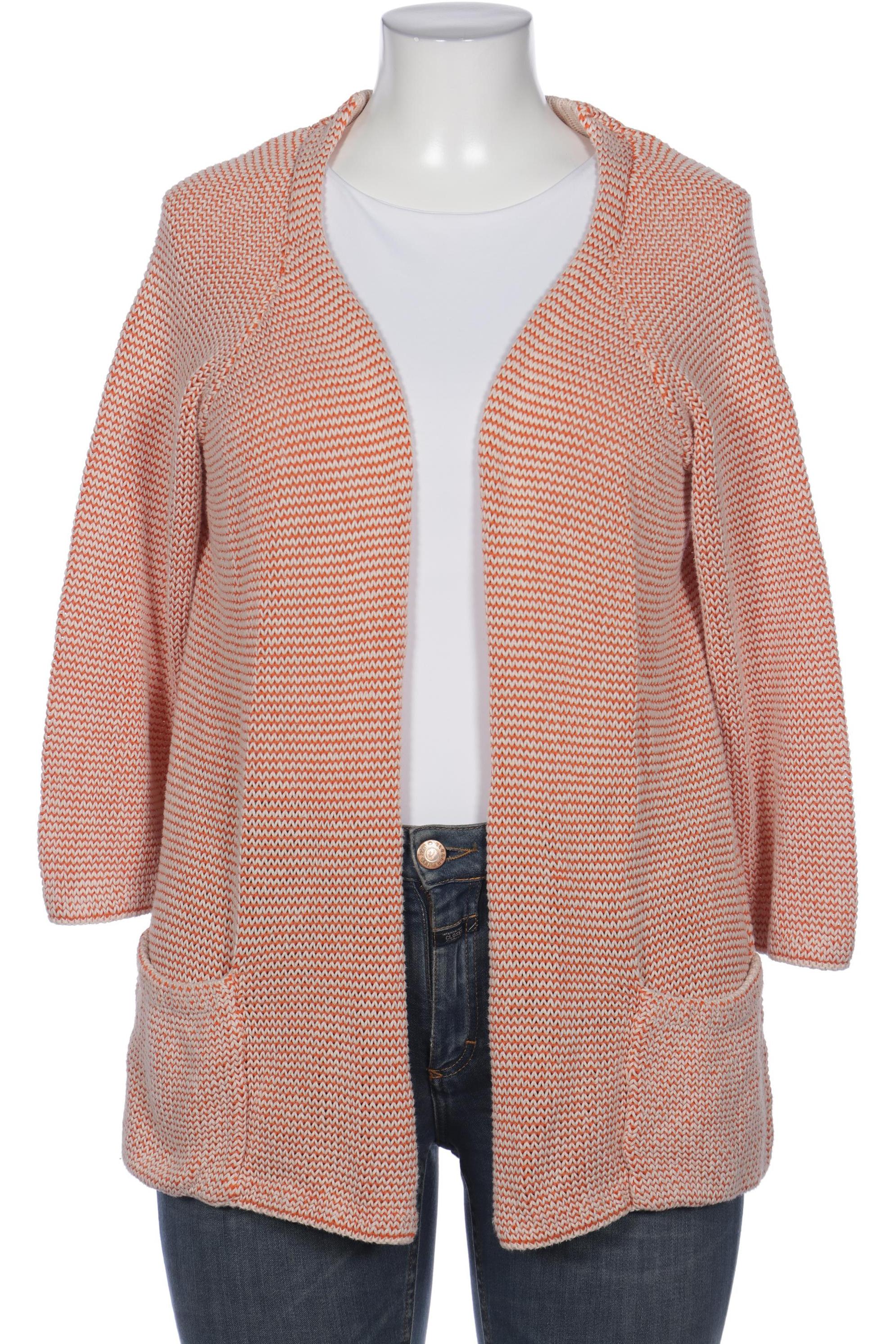 

hessnatur Damen Strickjacke, orange, Gr. 42