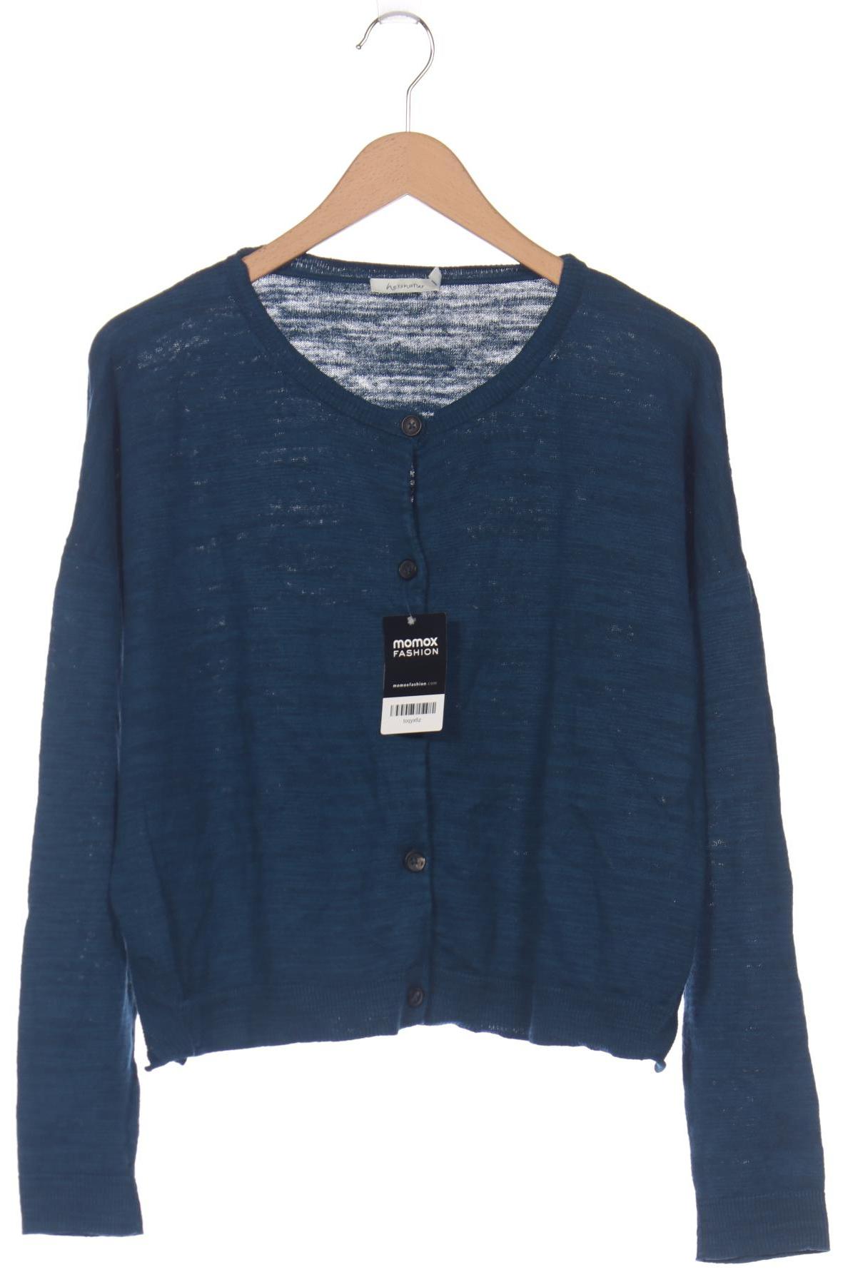 

hessnatur Damen Strickjacke, türkis, Gr. 42