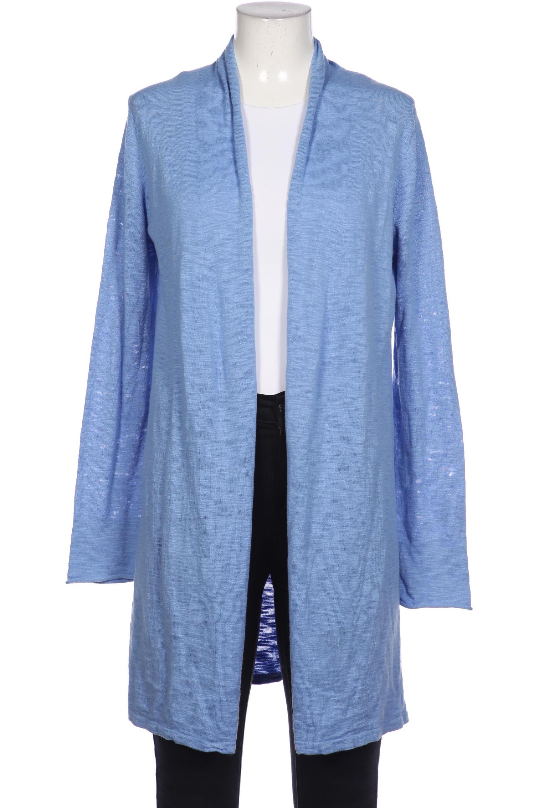 

hessnatur Damen Strickjacke, blau, Gr. 38