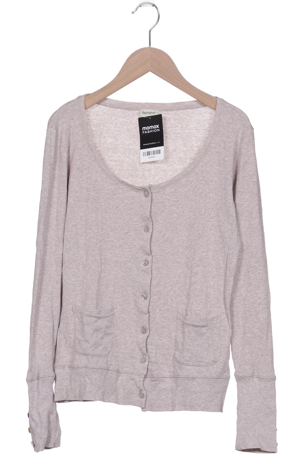 

hessnatur Damen Strickjacke, beige, Gr. 34