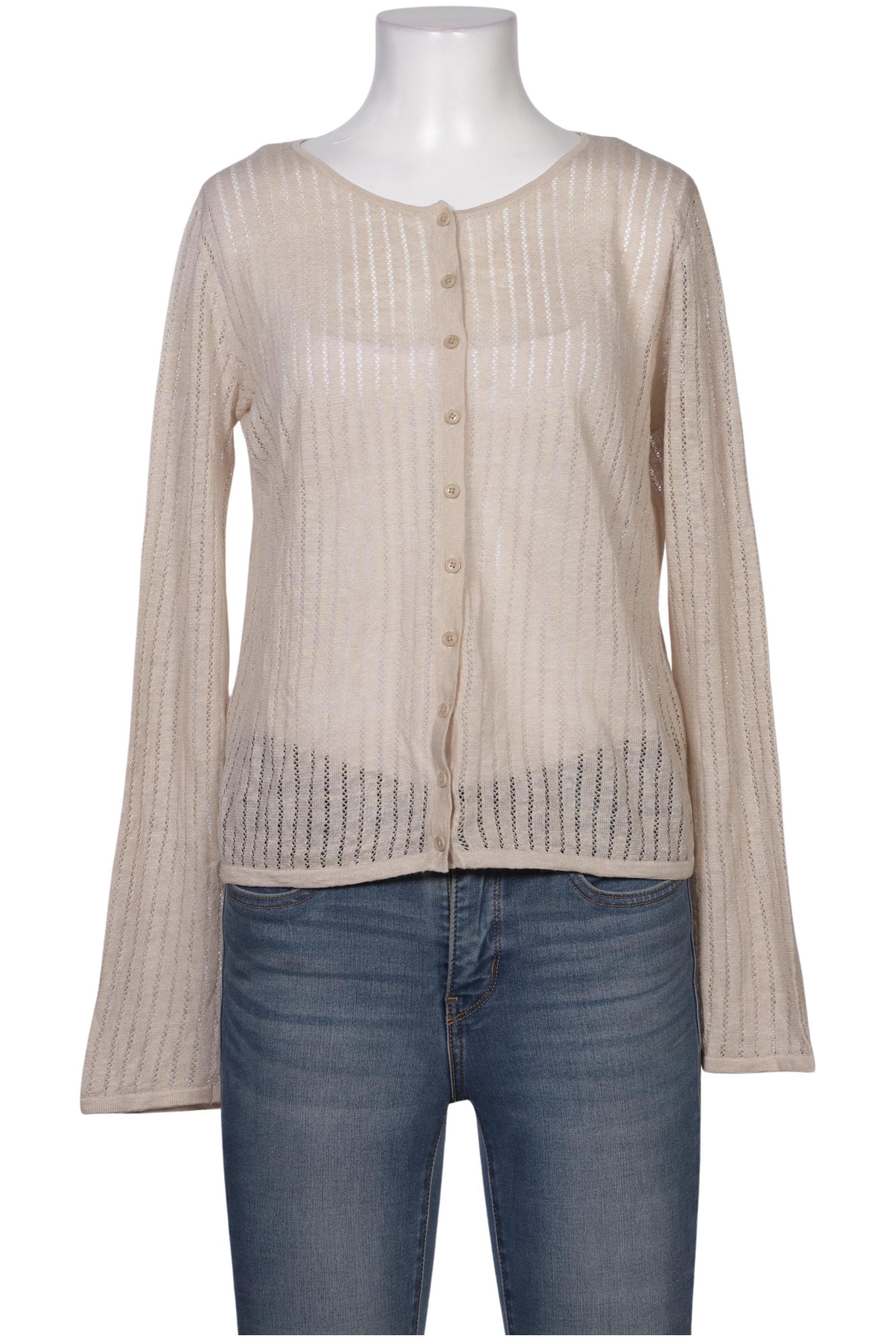 

hessnatur Damen Strickjacke, beige, Gr. 36