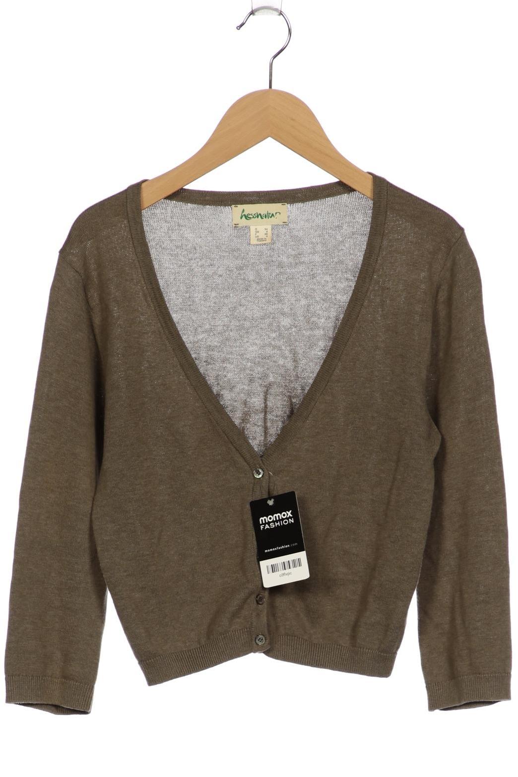 

hessnatur Damen Strickjacke, grau, Gr. 34