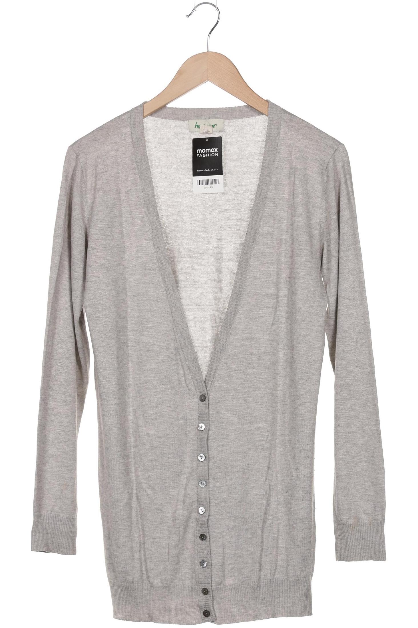 

hessnatur Damen Strickjacke, grau, Gr. 36